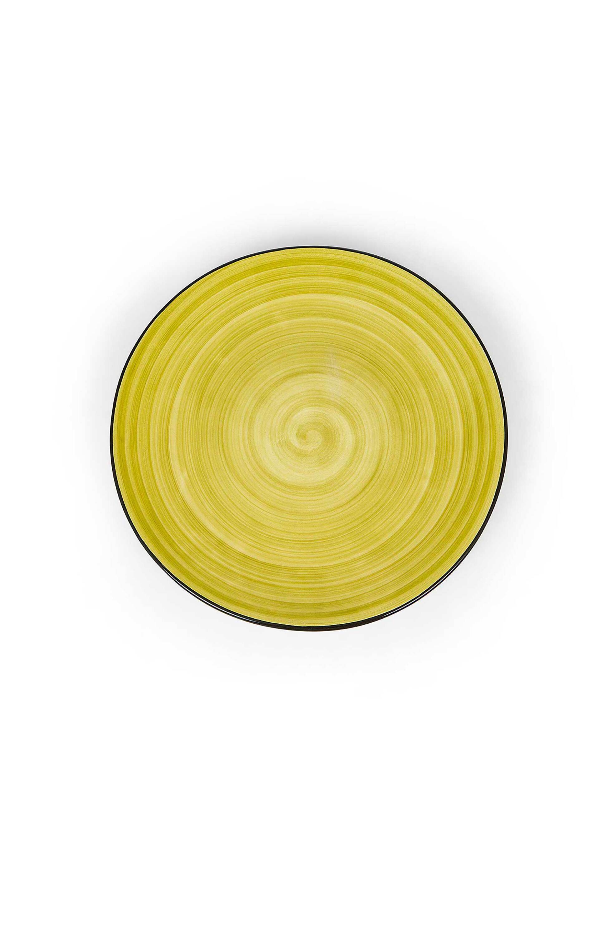 Coincasa κεραμικό πιάτο φαγητού "Tokyo" 28 cm - 007374018 Πράσινο Ανοιχτό