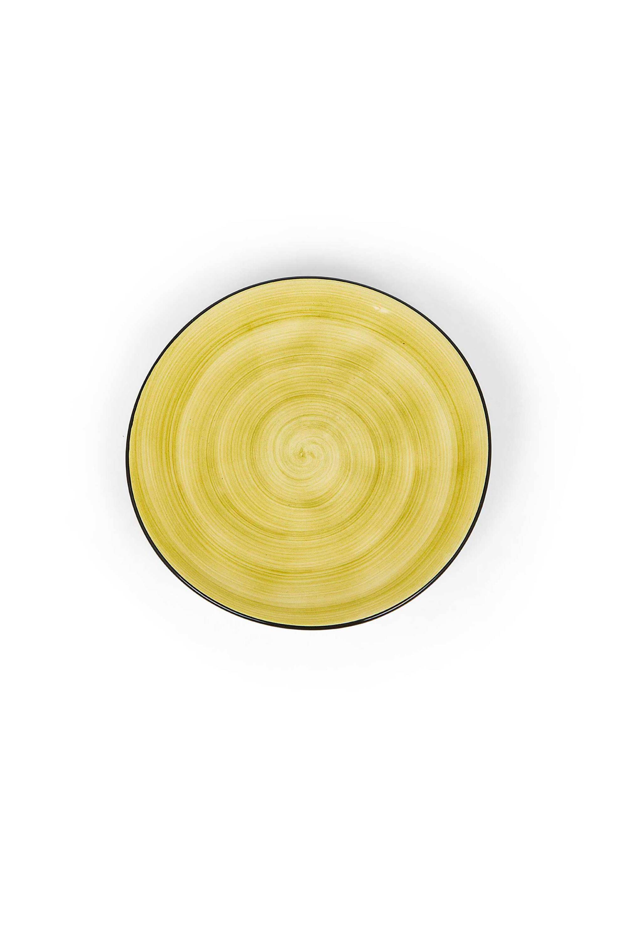 Coincasa κεραμικό πιάτο φρούτου "Tokyo" 23 cm - 007374020 Πράσινο Ανοιχτό