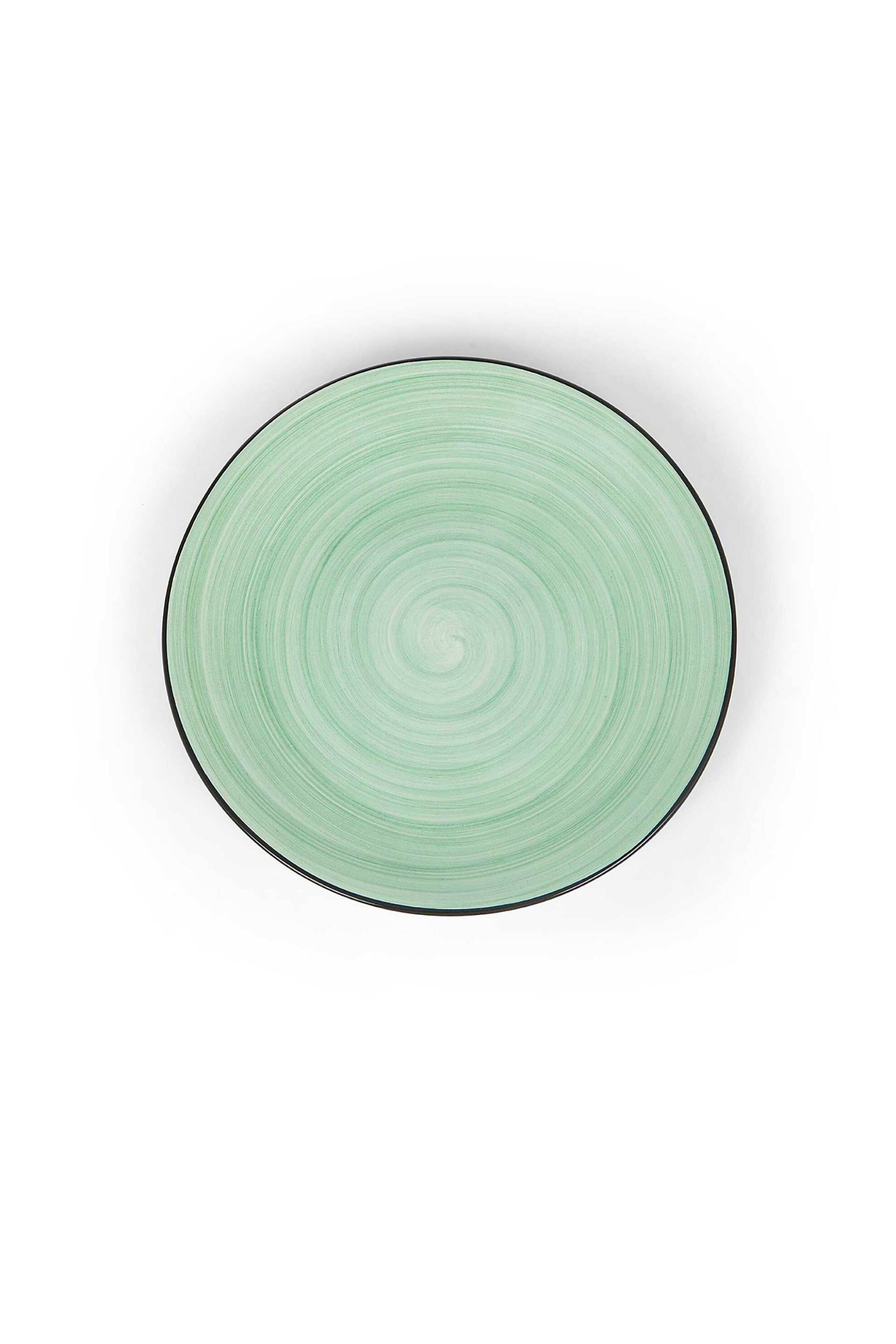Coincasa κεραμικό πιάτο φαγητού "Tokyo" 28 cm - 007374026 Πράσινο Μέντας