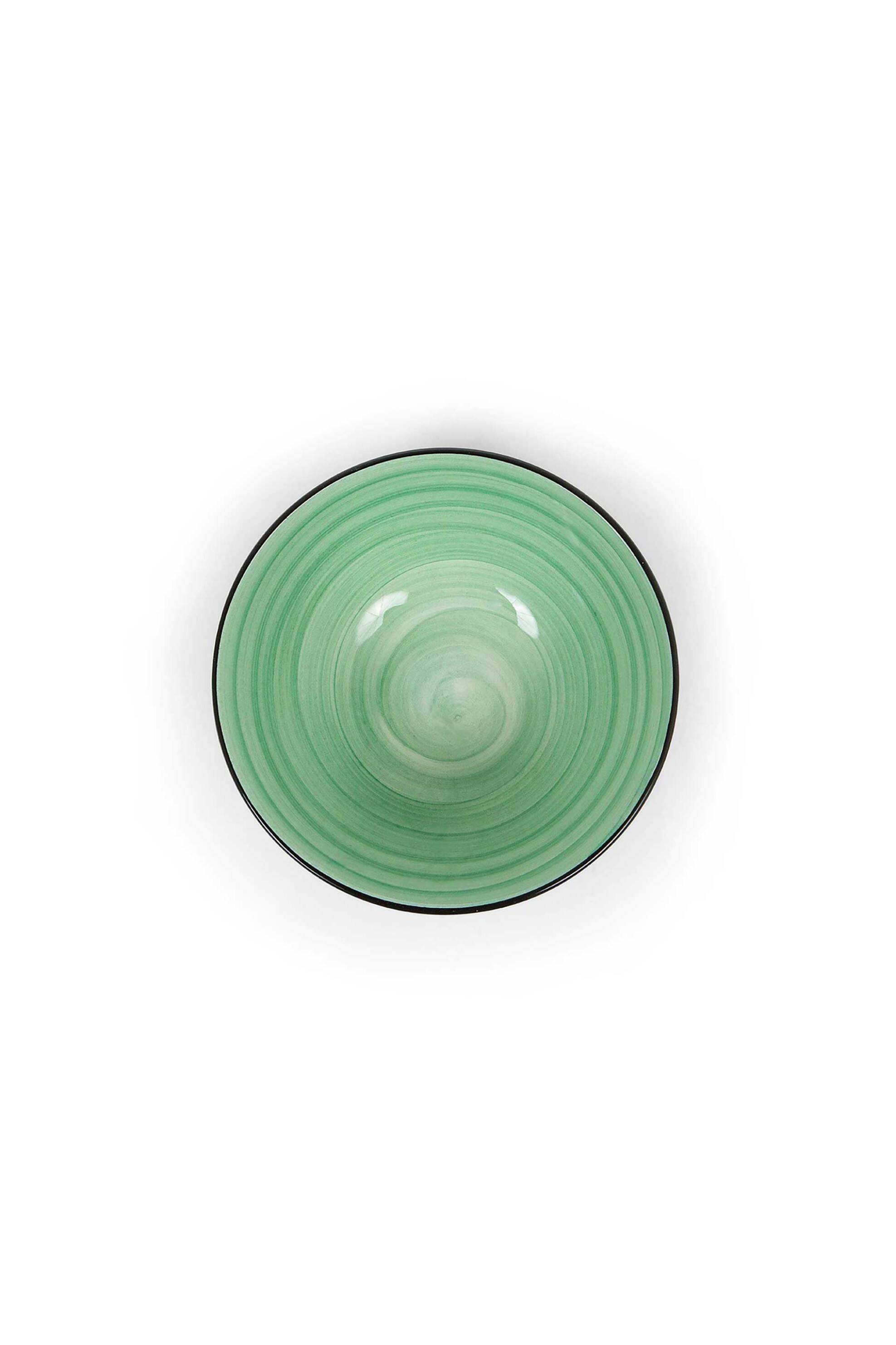 Coincasa κεραμικό μπολ "Tokyo" 16 cm - 007374030 Πράσινο Μέντας φωτογραφία