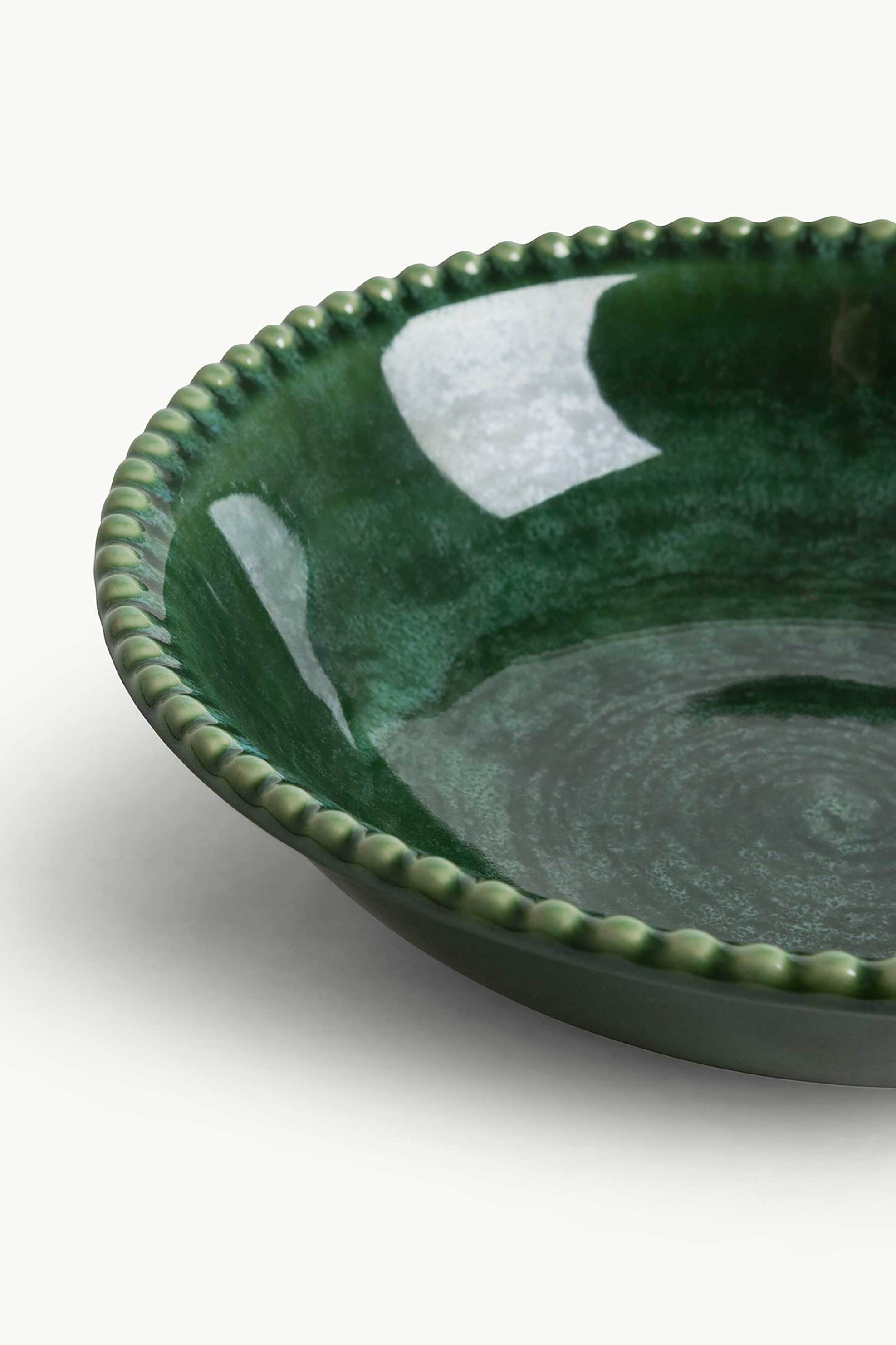 Coincasa κεραμικό πιάτο σούπας 19 cm - 007462684 Πράσινο Σμαραγδί φωτογραφία