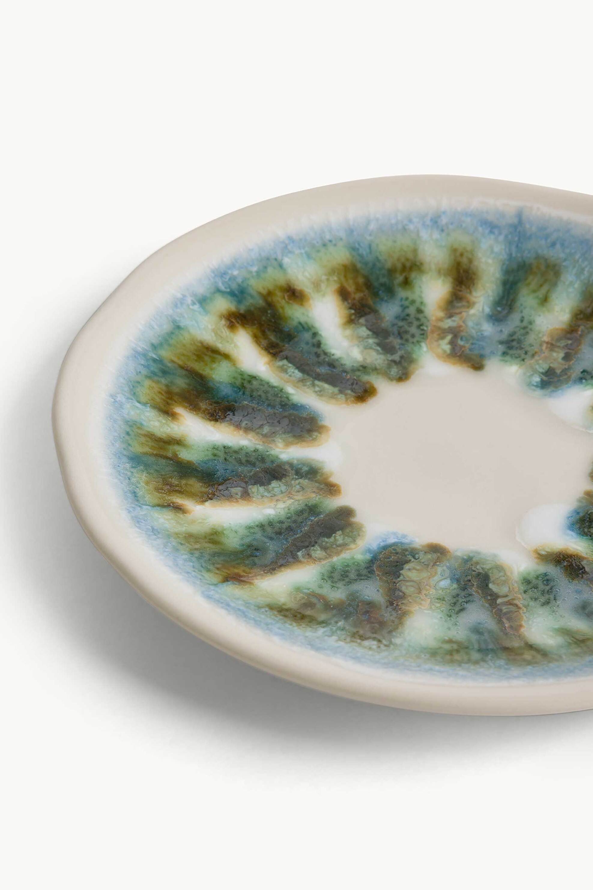 Coincasa κεραμικό πιάτο ψωμιού 15 cm - 007462712 Λευκό