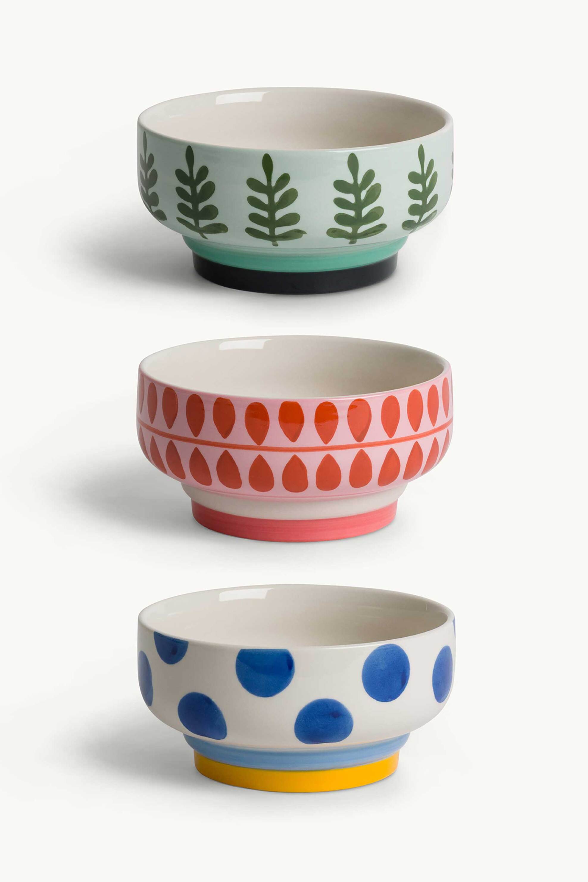 Coincasa κεραμικό μπολ 15,4 cm - 007469570 Πράσινο