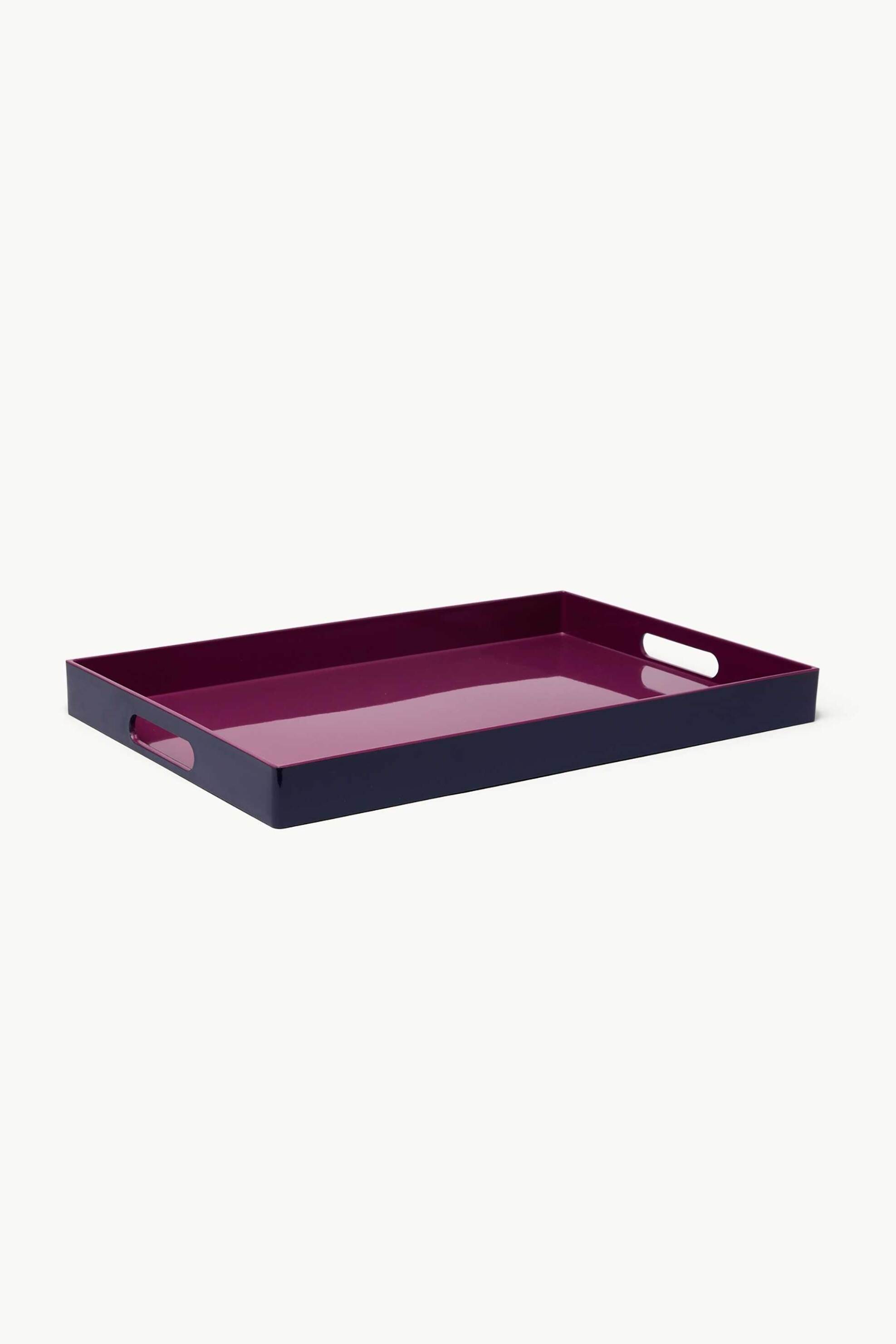 Coincasa πλαστικός δίσκος σερβιρίσματος 26 x 40 cm - 006813182 Μοβ