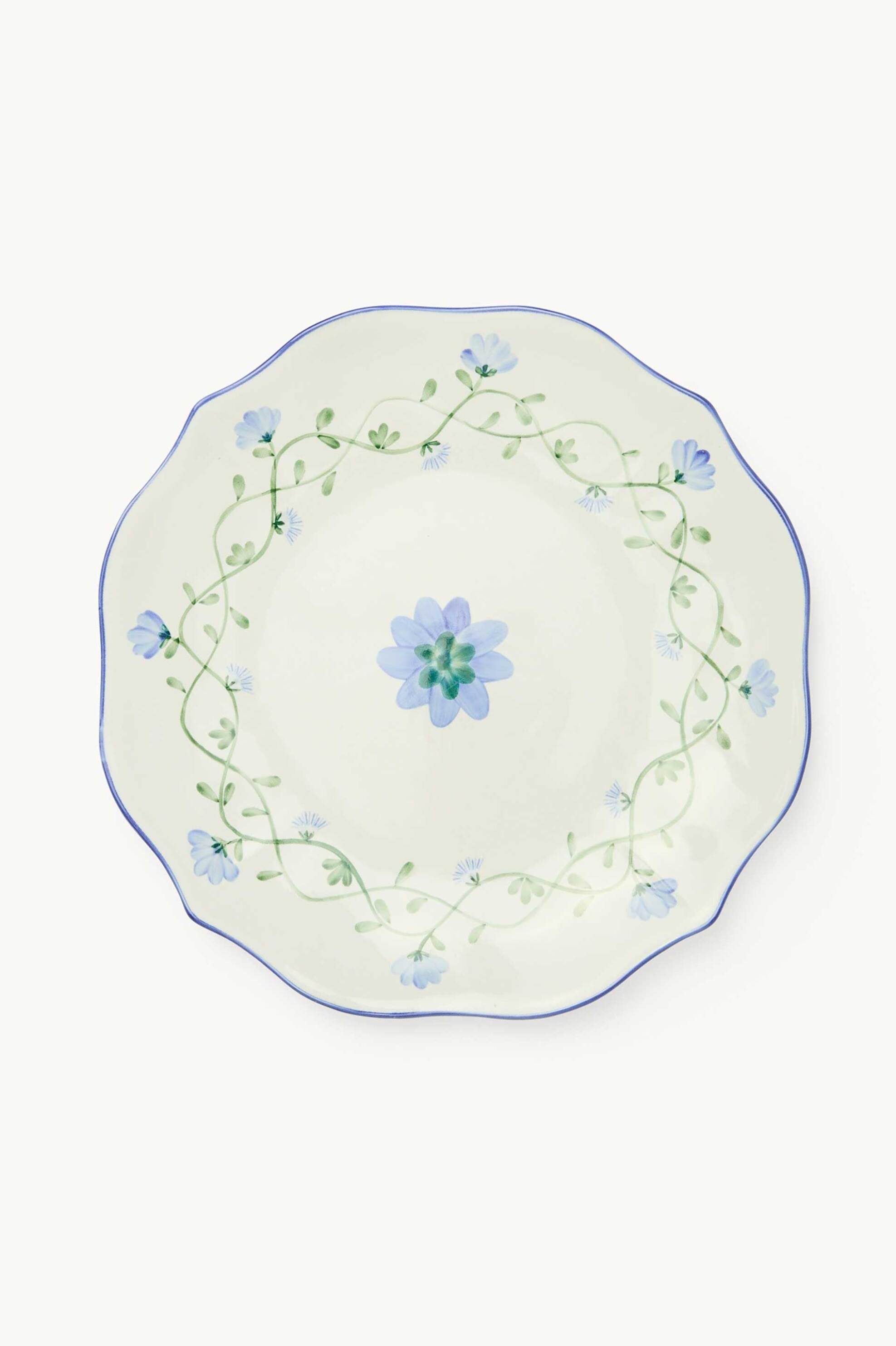Coincasa κεραμικό πιάτο φαγητού 28 cm "Antoinette" - 006808441 Λευκό