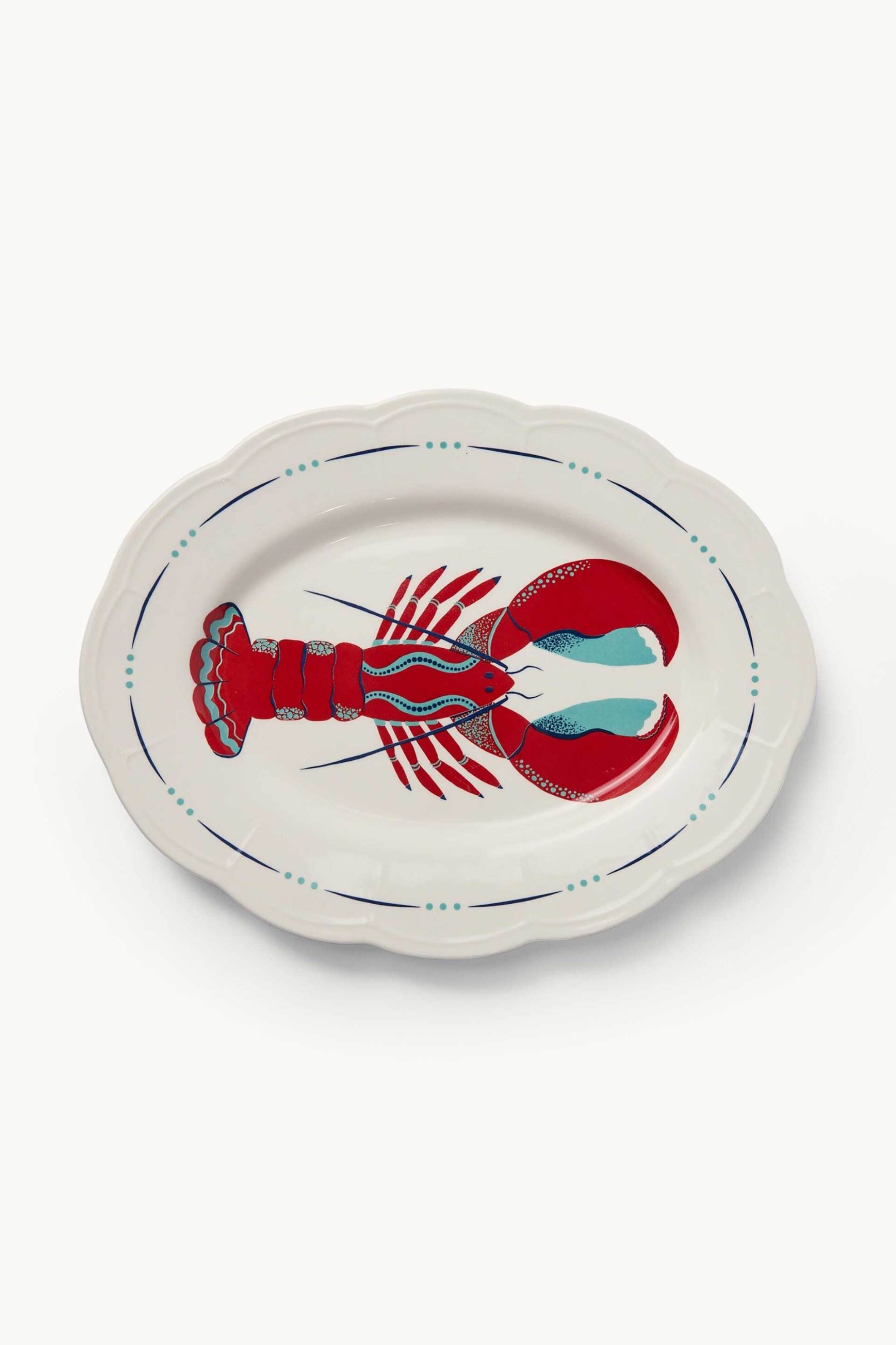 Coincasa κεραμικό πιάτο 10 cm "Voyage" - 006813602 Πολύχρωμο