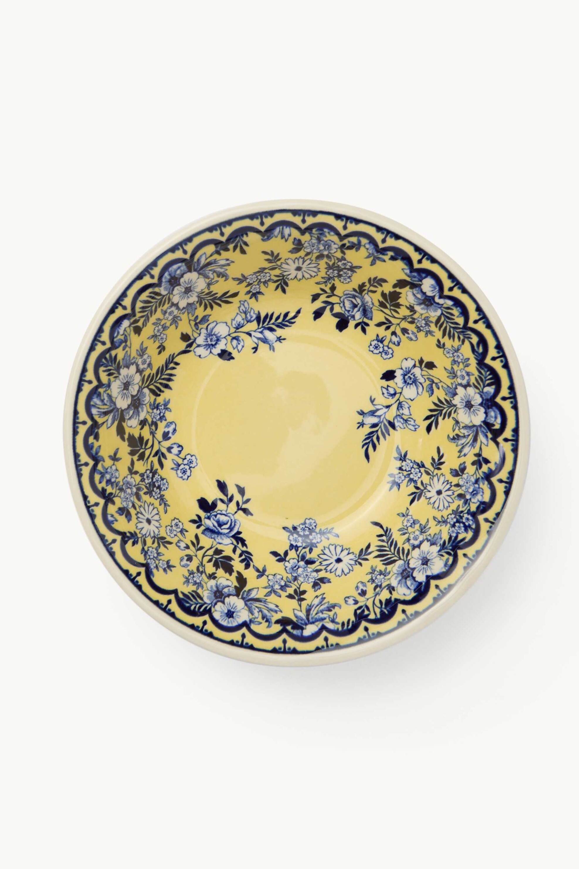 Coincasa κεραμικό μπολ 16 cm "Ming" - 006808450 Κίτρινο