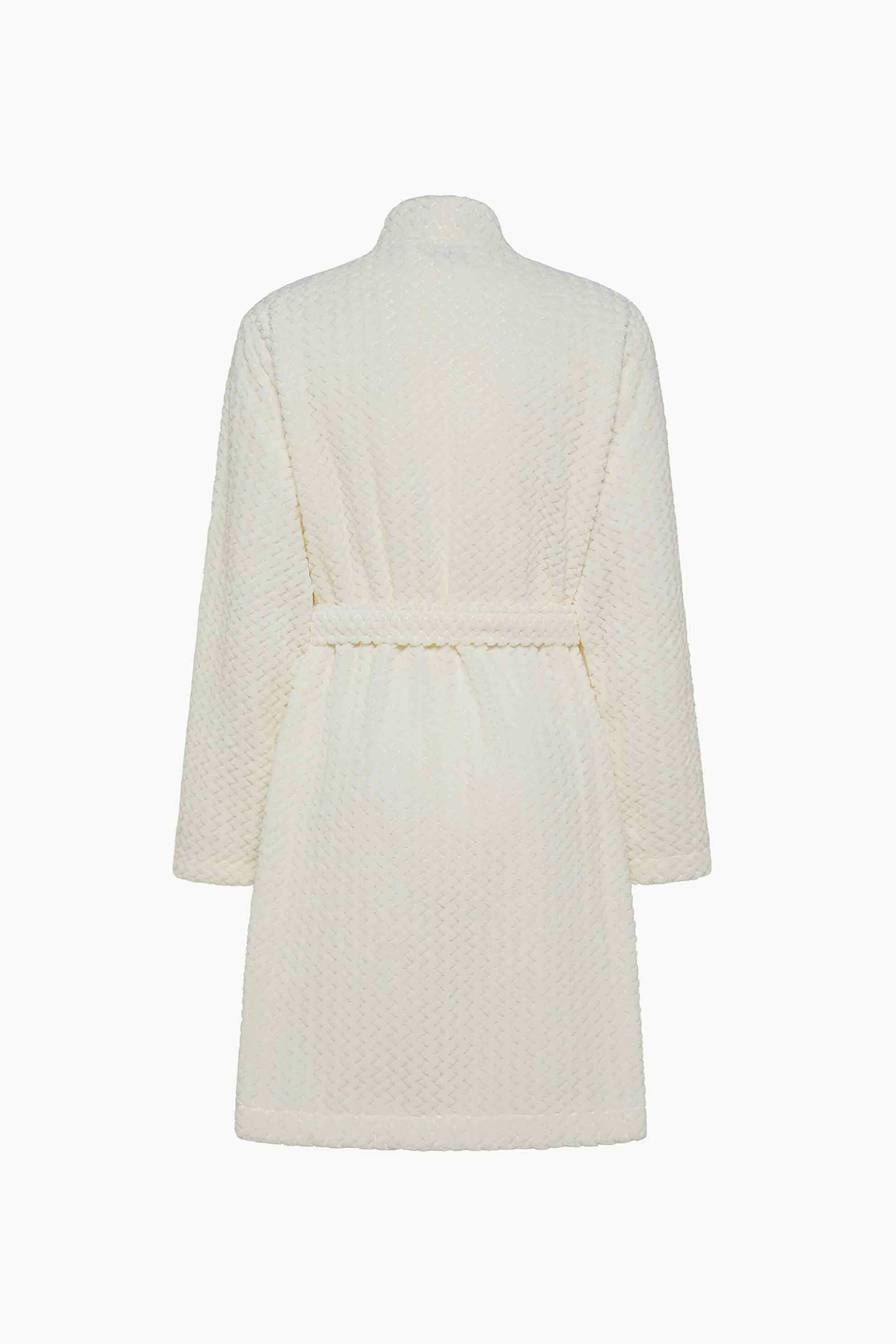 Coincasa γυναικεία ρόμπα με zigzag pattern (M/L) - 006806989 Κρέμ