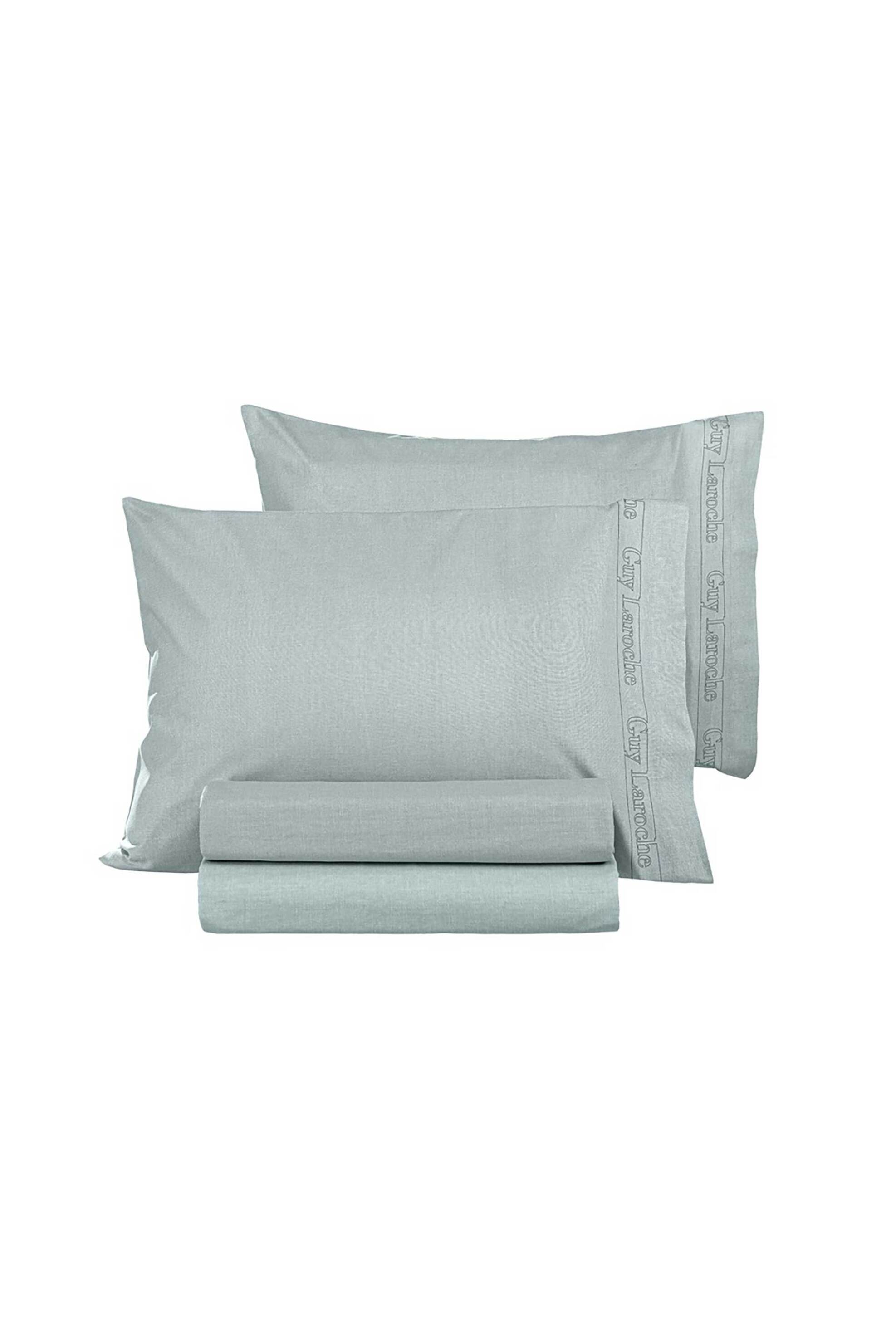GUY LAROCHE Guy Laroche σεντόνι υπέρδιπλο μονόχρωμο "Color Plus Mint" 270 x 280 cm - 1110092123123