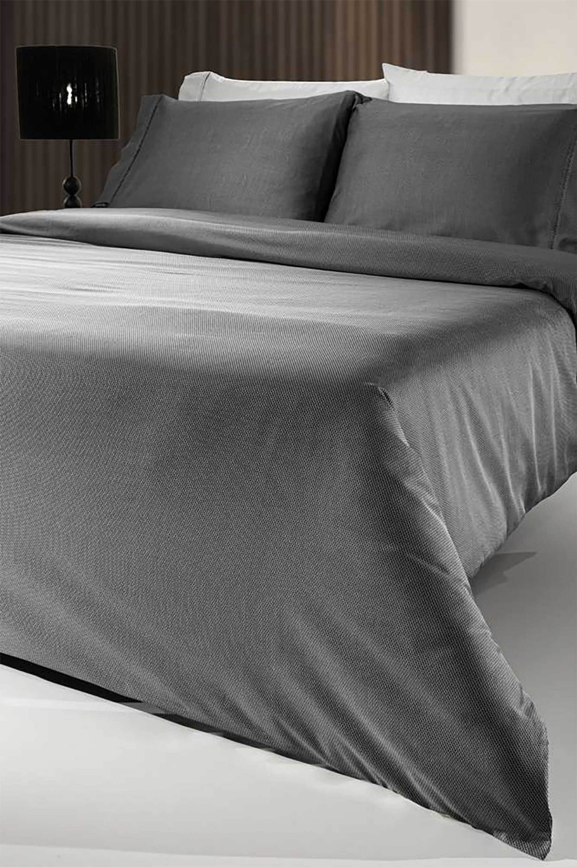 Guy Laroche σεντόνι υπέρδιπλο μονόχρωμο "Minimal Black & White" 240 x 270 cm - 1110092223075