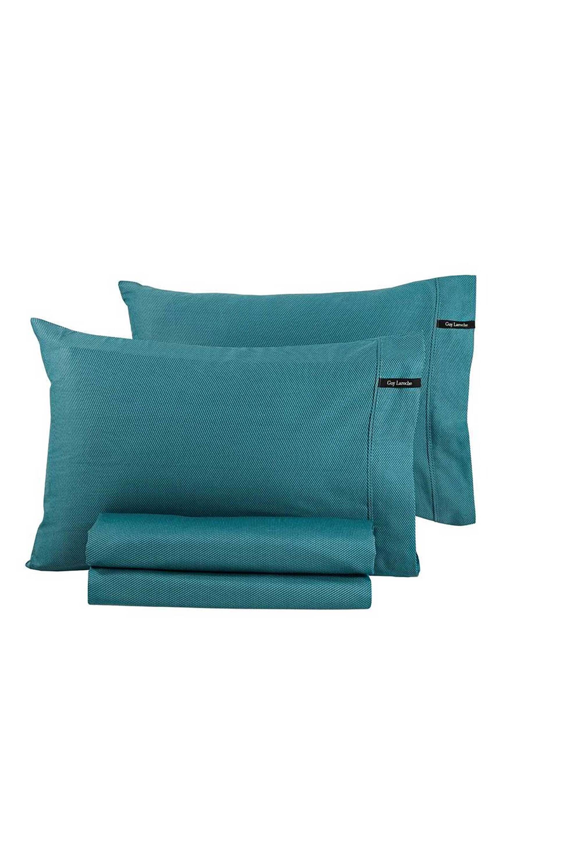 Guy Laroche Σεντόνι Υπέρδιπλο Μονόχρωμο Minimal Petrol 240 X 270 CM - 1110092223078