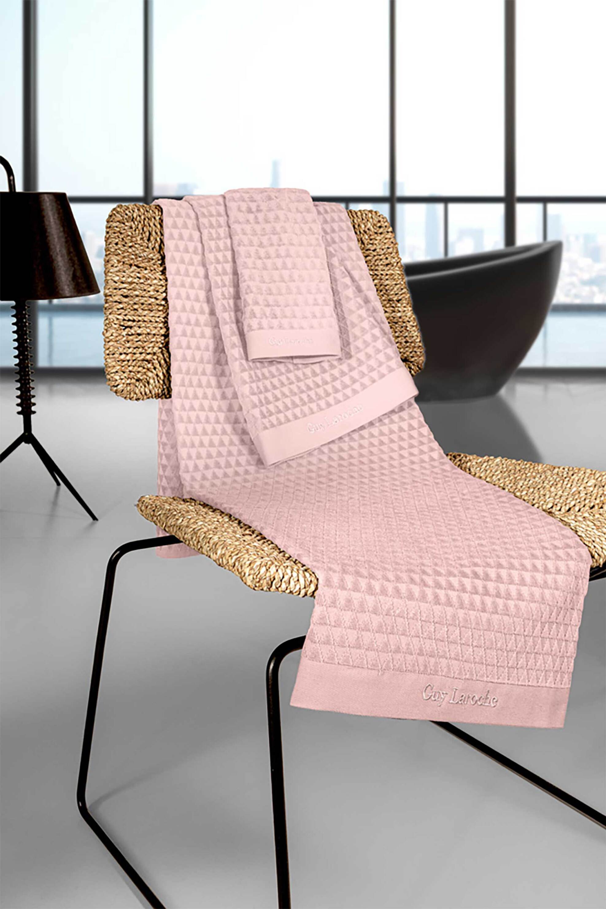 GUY LAROCHE Guy Laroche σετ πετσέτες μπάνιου "Tokyo Dusty Pink" (3 τεμάχια) - 1122090124003