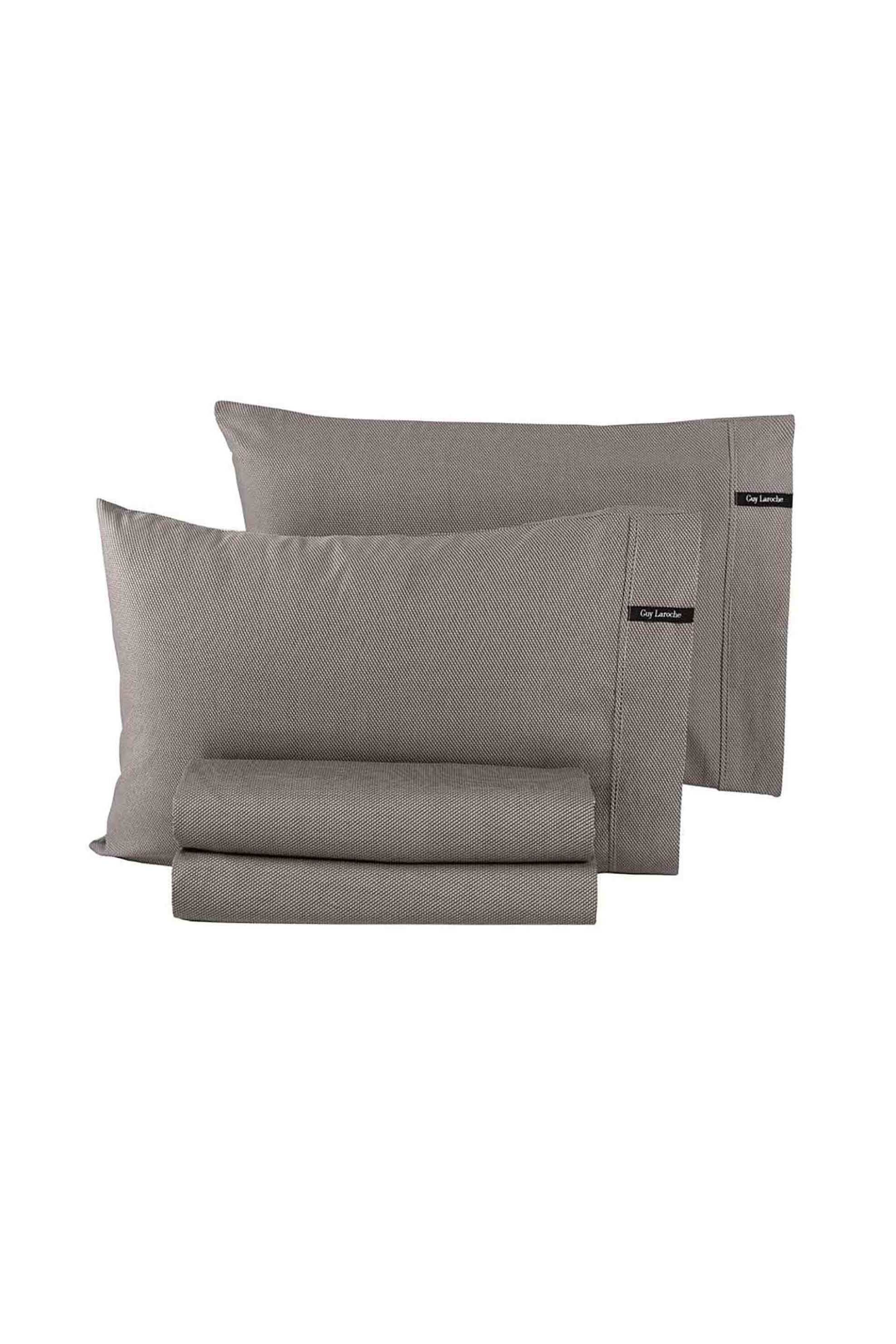 Guy Laroche σεντόνι υπέρδιπλο μονόχρωμο "Minimal Melanze" 280 x 270 cm - 1110092223101 φωτογραφία