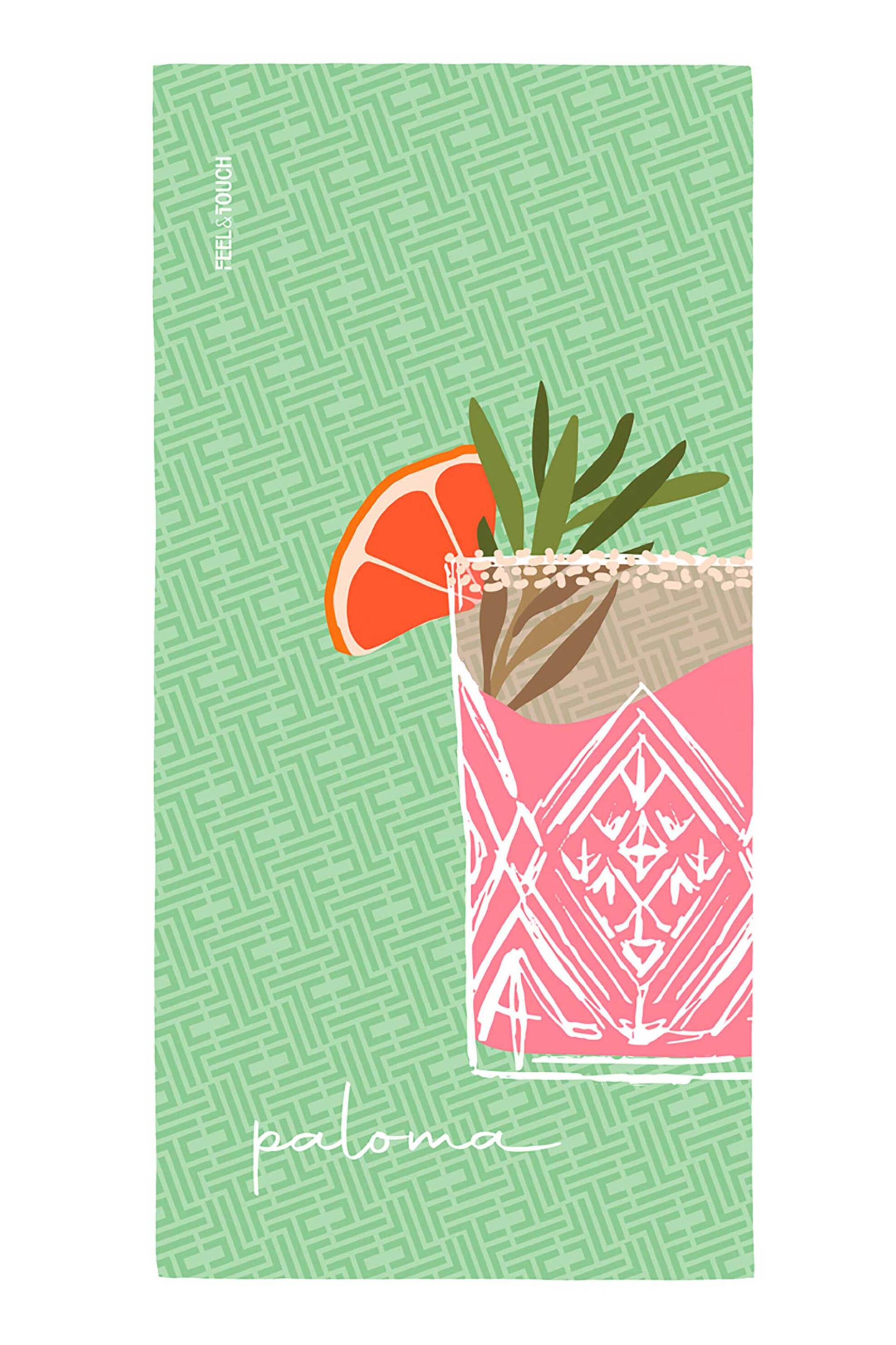 Feel and Touch πετσέτα Θαλάσσης "Printed Paloma" - 1830030126004