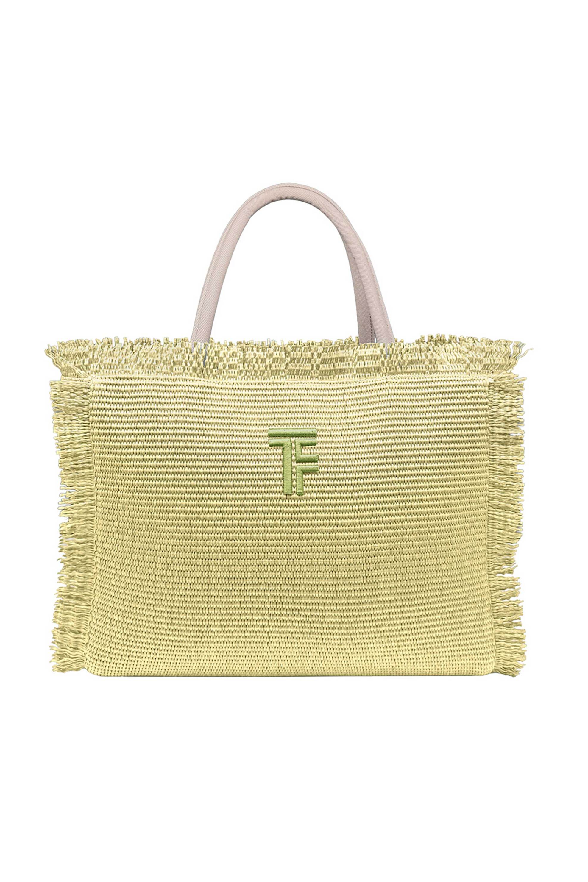 Feel and Touch γυναικεία τσάντα παραλίας "Τropical Dusty Yellow" - 1888086126021