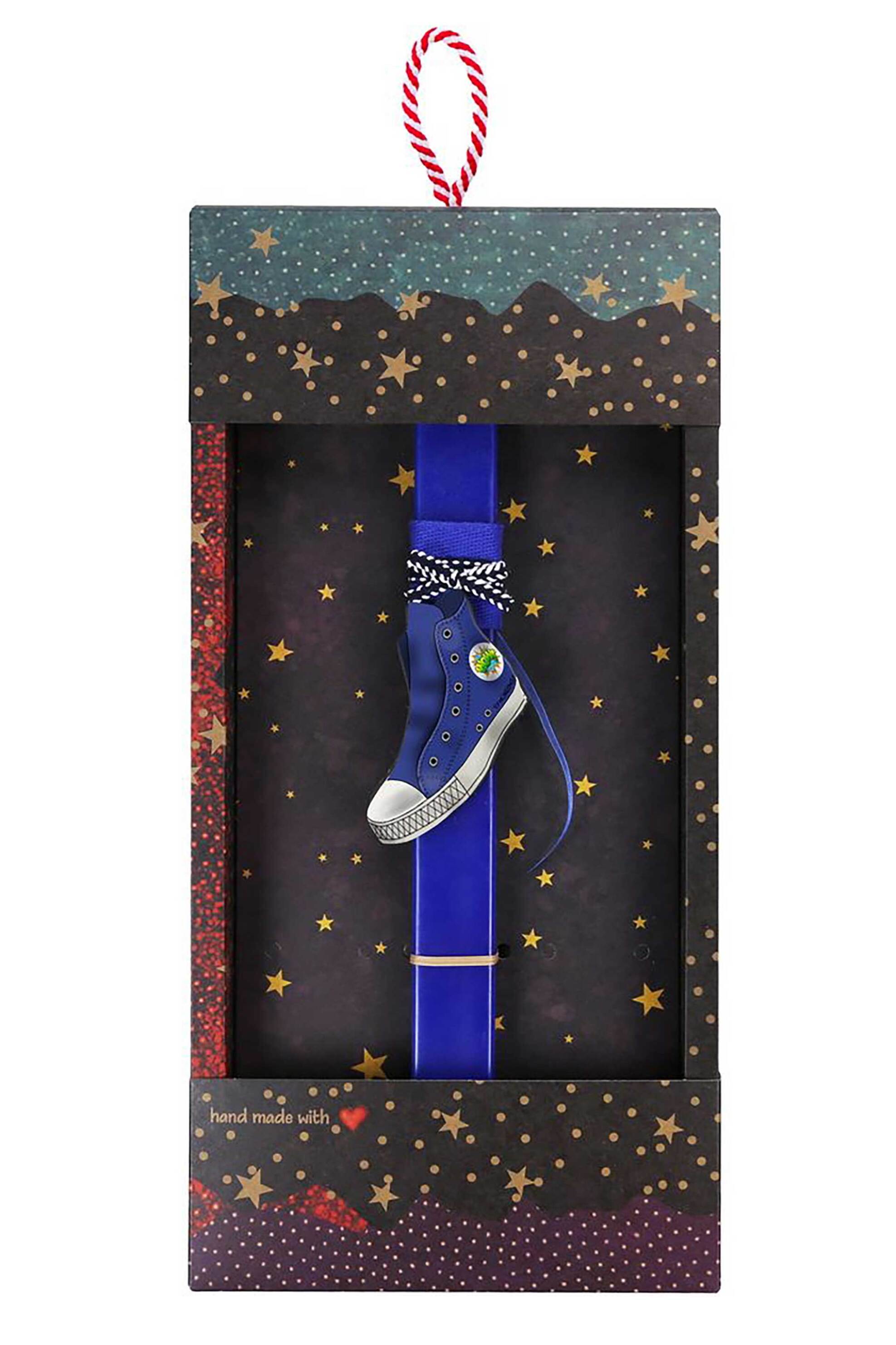 Synchronia πασχαλινή λαμπάδα Basic - Sneaker - Μπλε - LA25036I