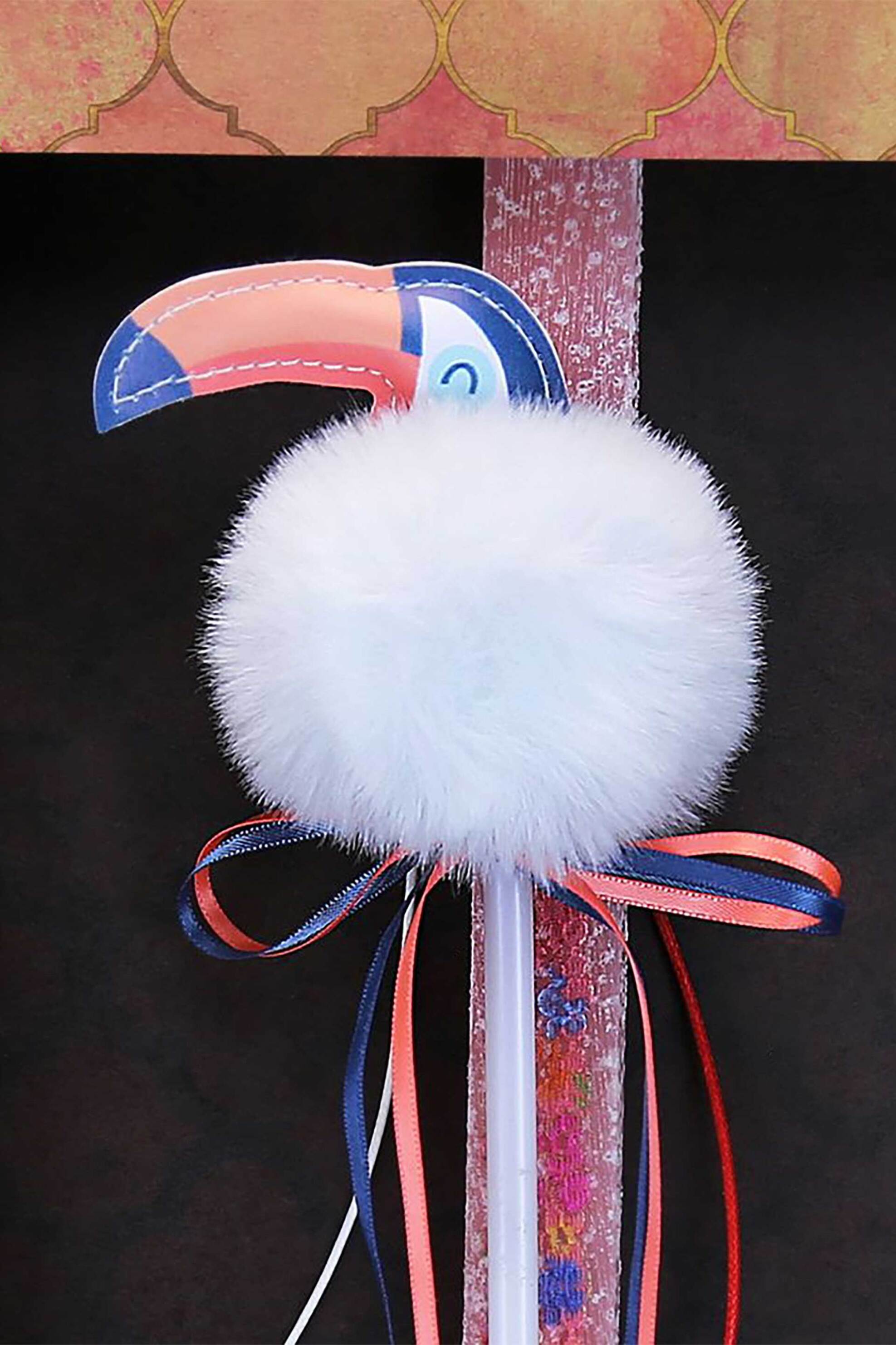 Synchronia πασχαλινή λαμπάδα Στυλό Φλαμίνγκο - Σομόν - LA25001B φωτογραφία