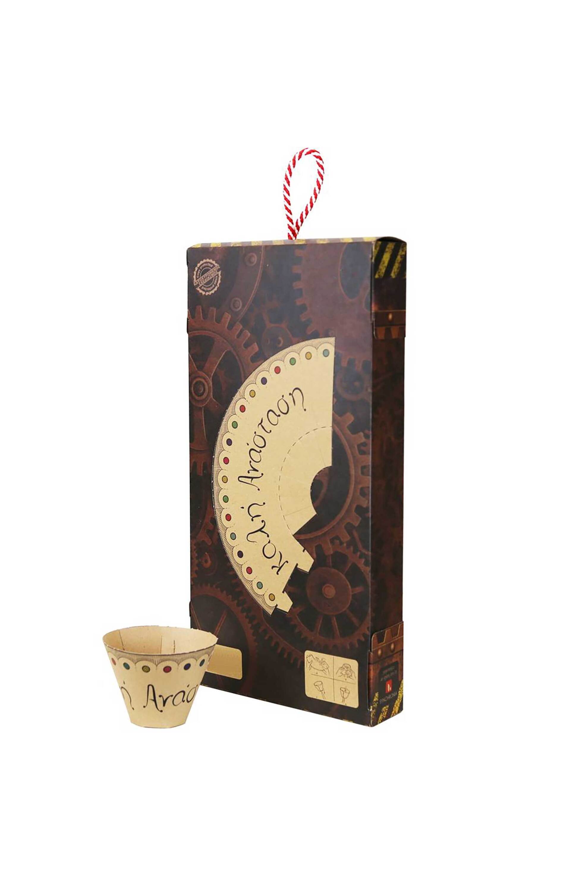 Synchronia πασχαλινή λαμπάδα μοντέλο ξύλινο pull back αστυνομικό - LA26016A φωτογραφία