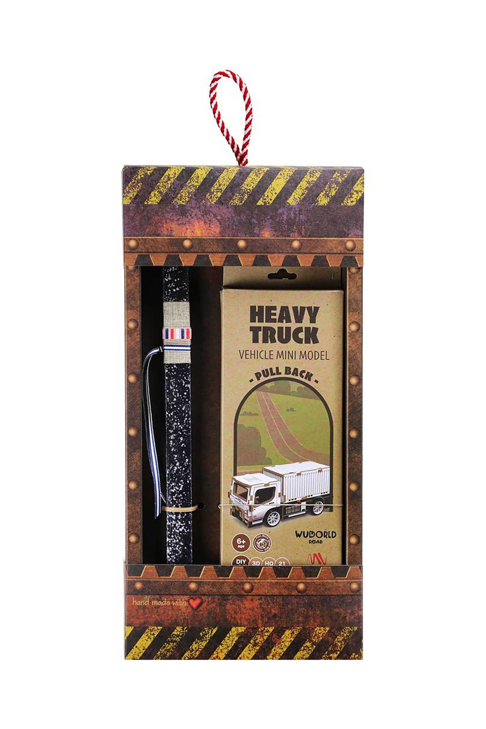 SYNCHRONIA Synchronia πασχαλινή λαμπάδα μοντέλο ξύλινο pull back νταλίκα - LA26016F