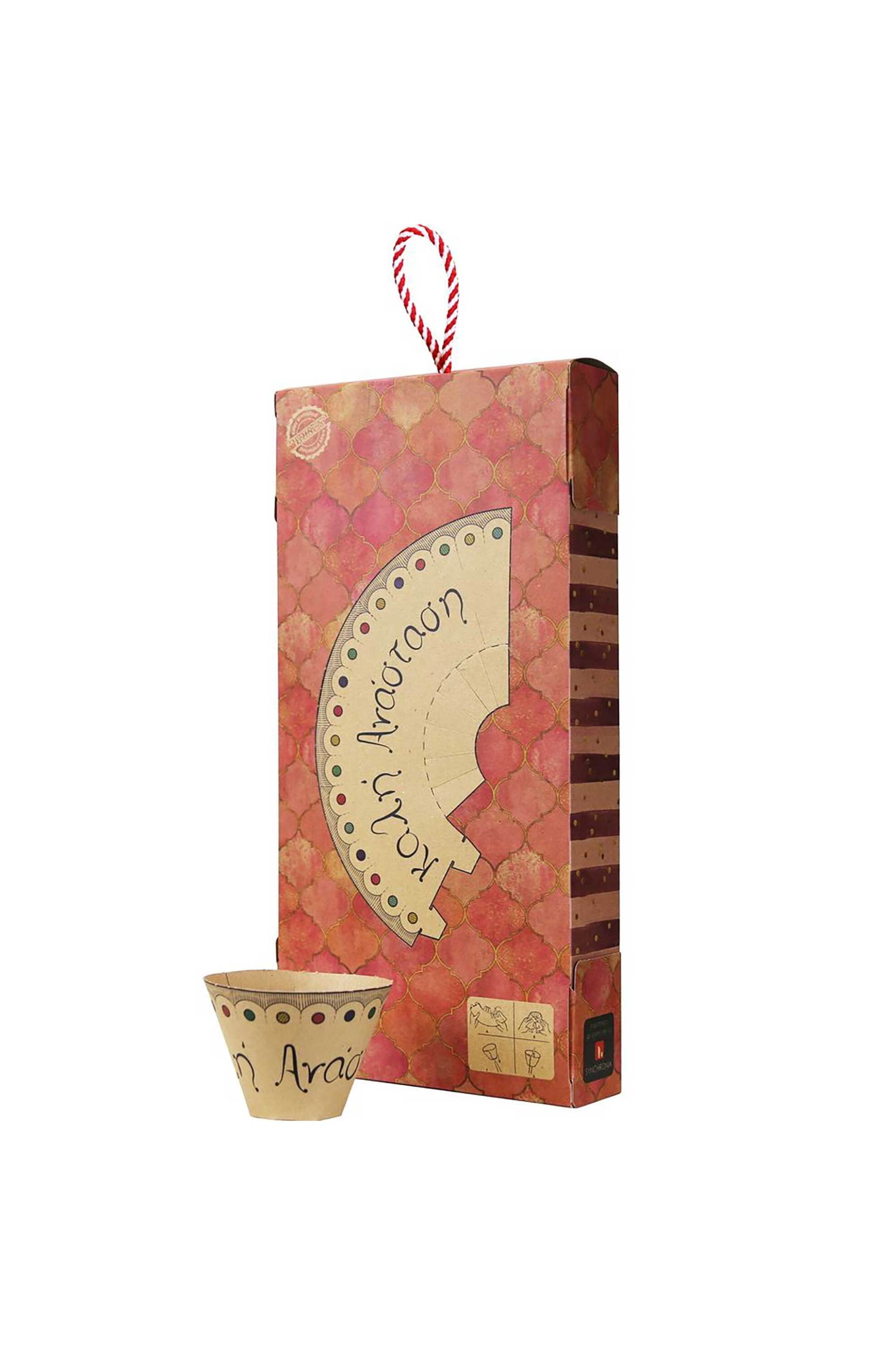 Synchronia πασχαλινή λαμπάδα στυλό pom-pom Hello Kitty κόκκινο - LA26021B φωτογραφία