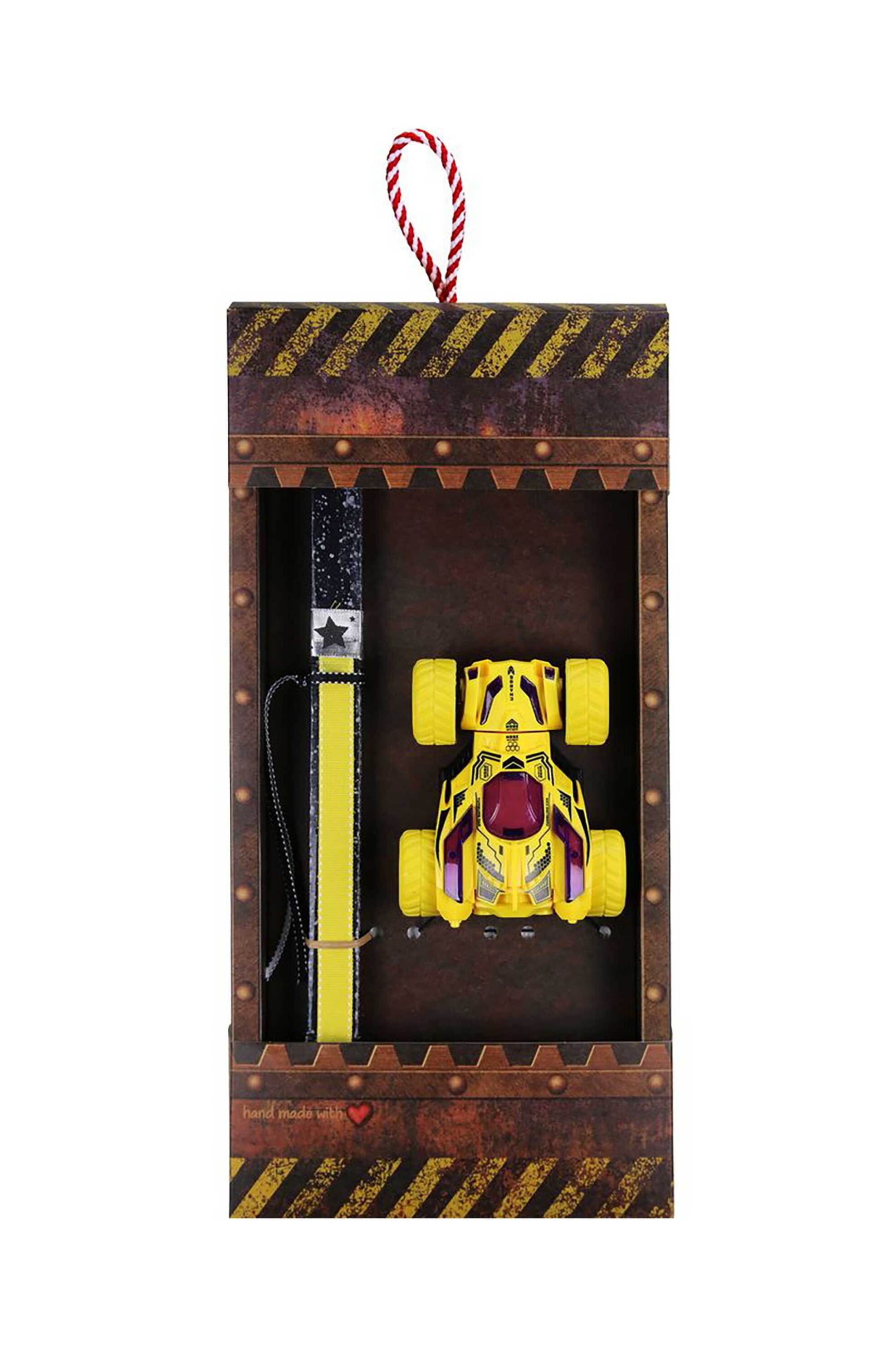 Synchronia πασχαλινή λαμπάδα formula rotation κίτρινο - LA26023A