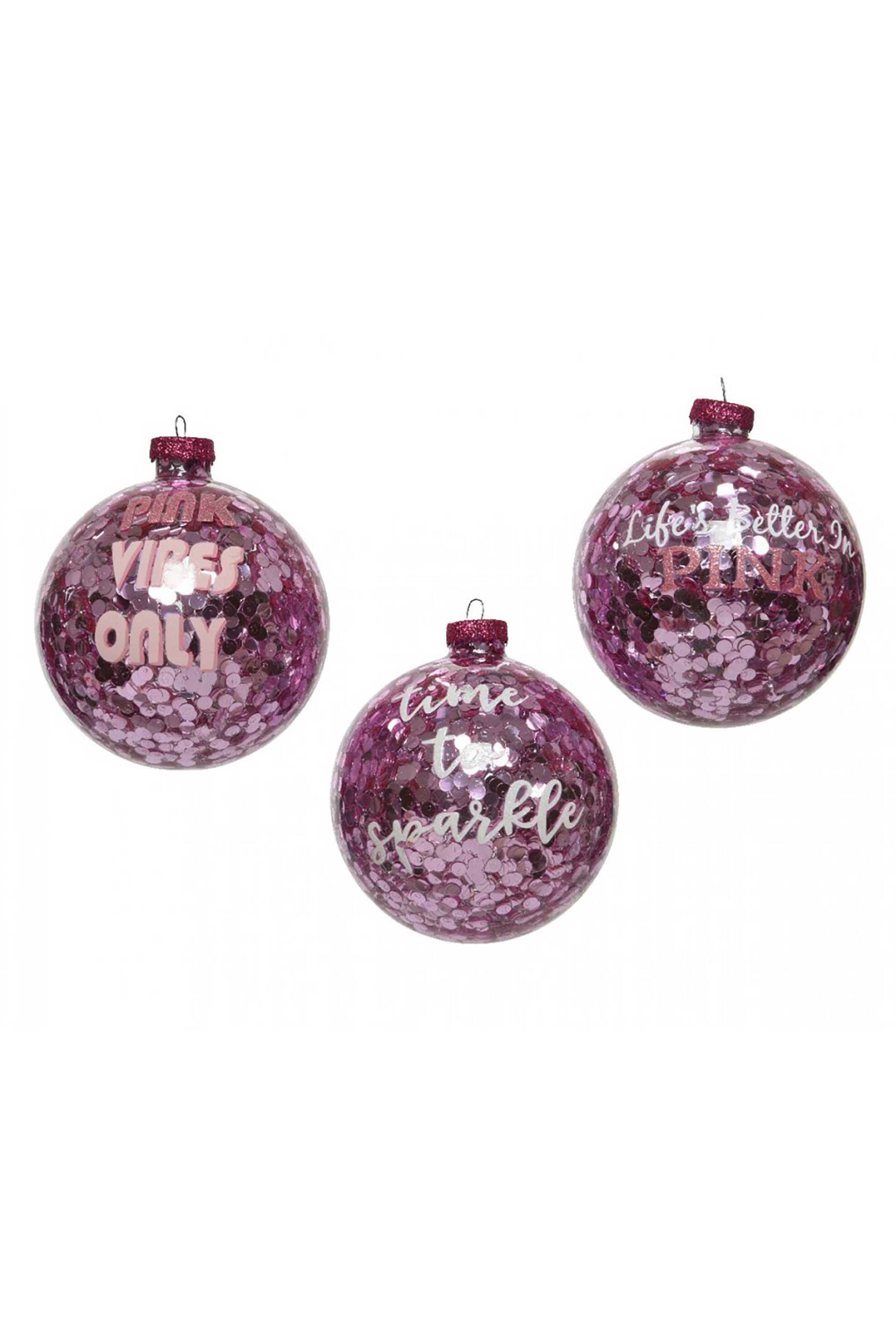 KAEMINGK Kaemingk χριστουγεννιάτικες διακοσμητικές μπάλες με letter print - 061512