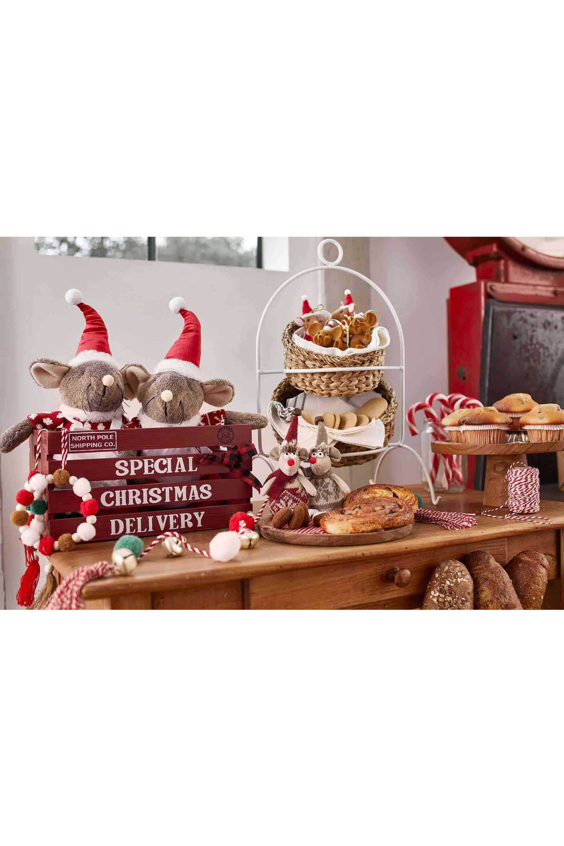 Kaemingk χριστουγεννιάτικο διακοσμητικό "crate pinewood" 40 x 30 x 25 cm (L) - 760252-L φωτογραφία