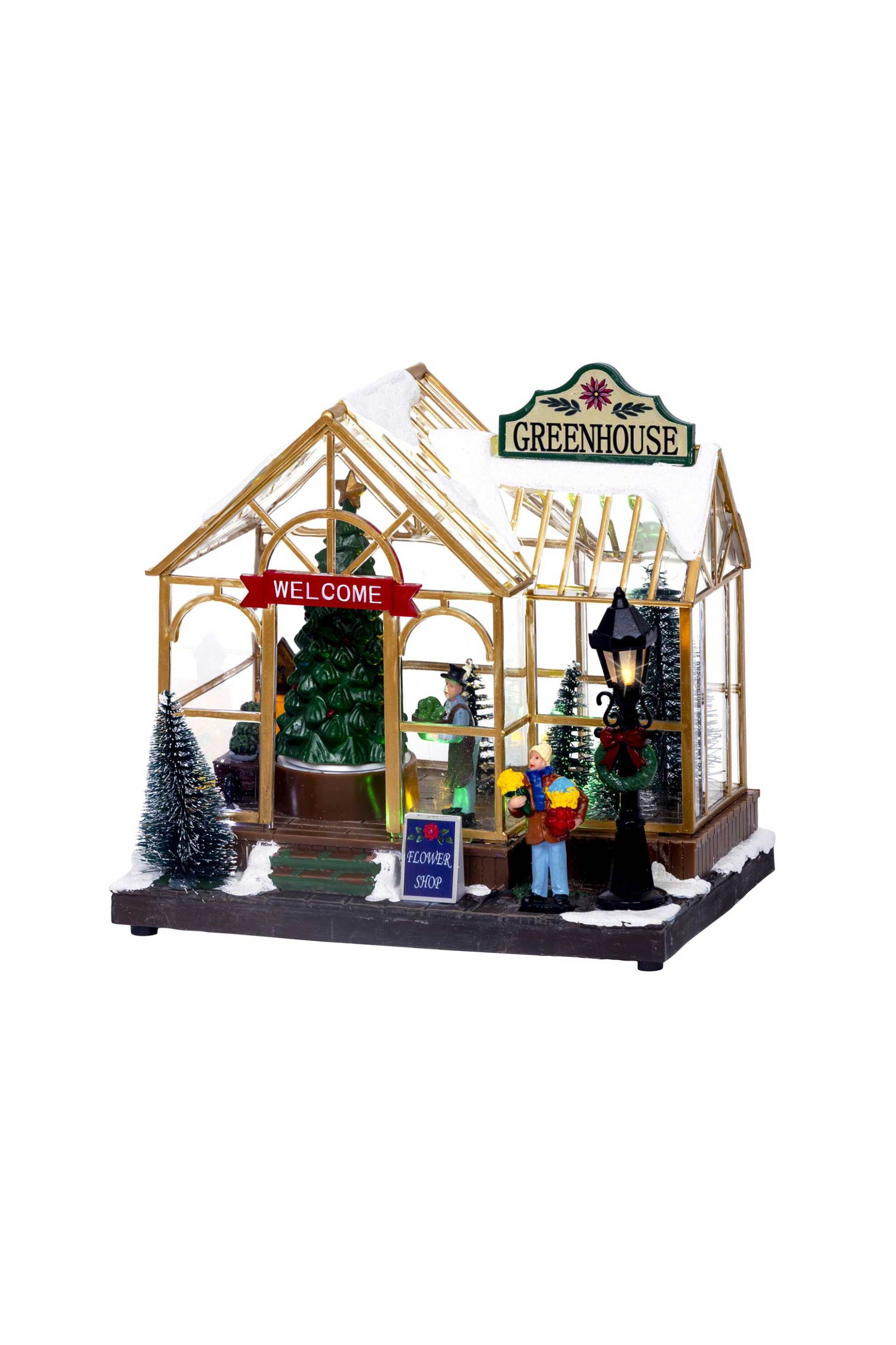 KAEMINGK Kaemingk χριστουγεννιάτικο διακοσμητικό με led 14 x 21 x 19,5 cm - 489100