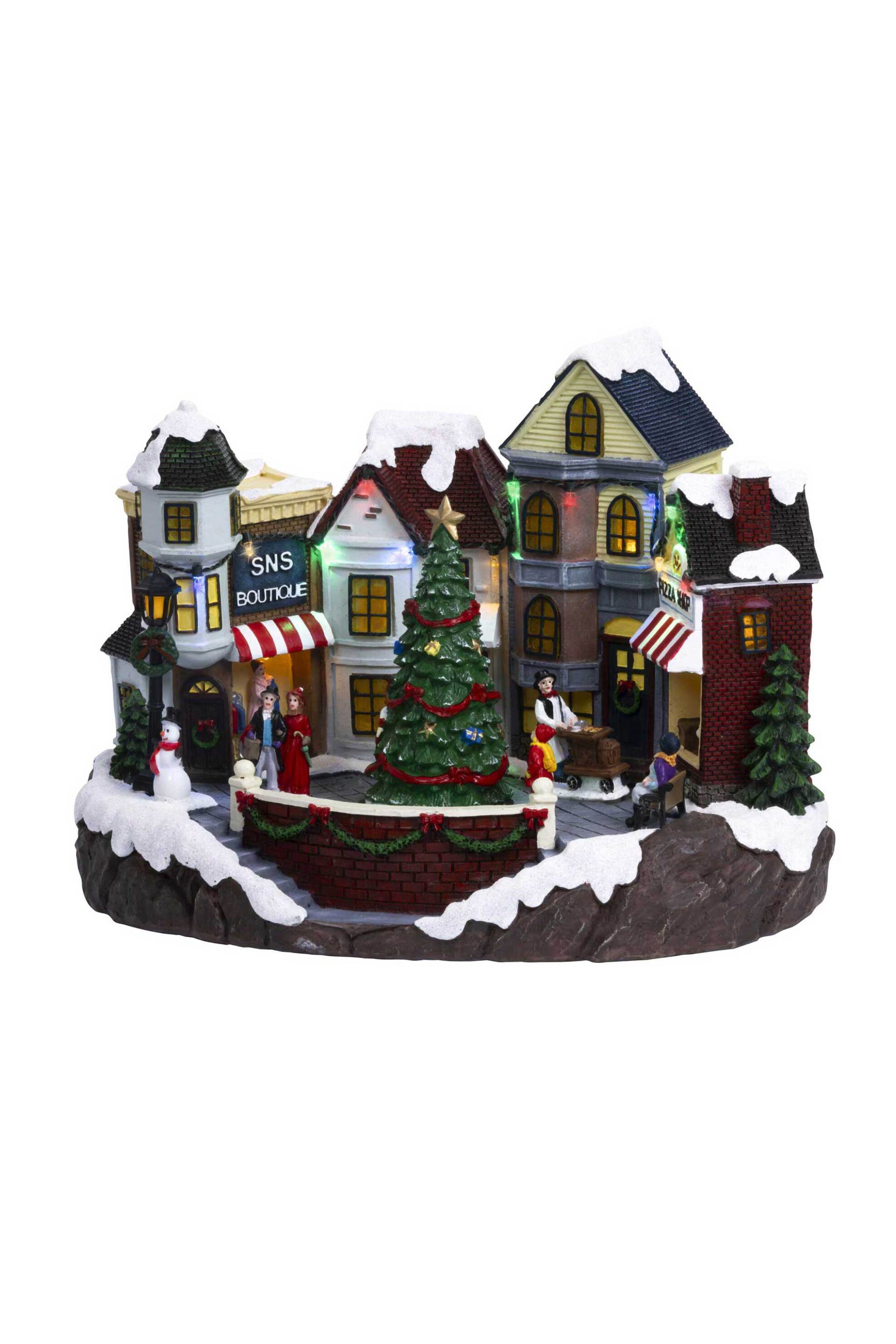 KAEMINGK Kaemingk χριστουγεννιάτικο διακοσμητικό με led 22 x 22 x 31,5 cm - 489739