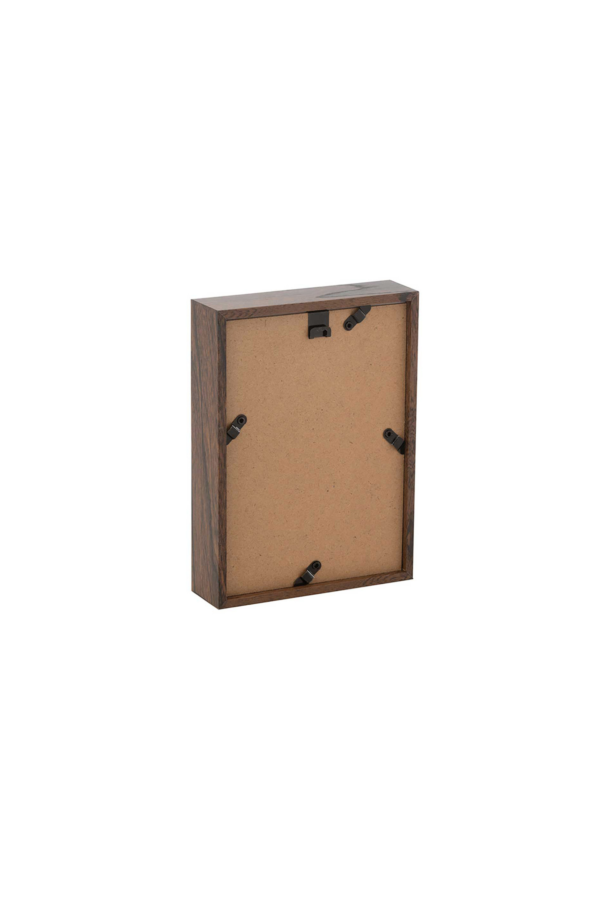 DOMUS HOMUS ξύλινη κορνίζα σε καφέ χρώμα 14,2 x 4 x 19,2 cm - 20-08-930 φωτογραφία