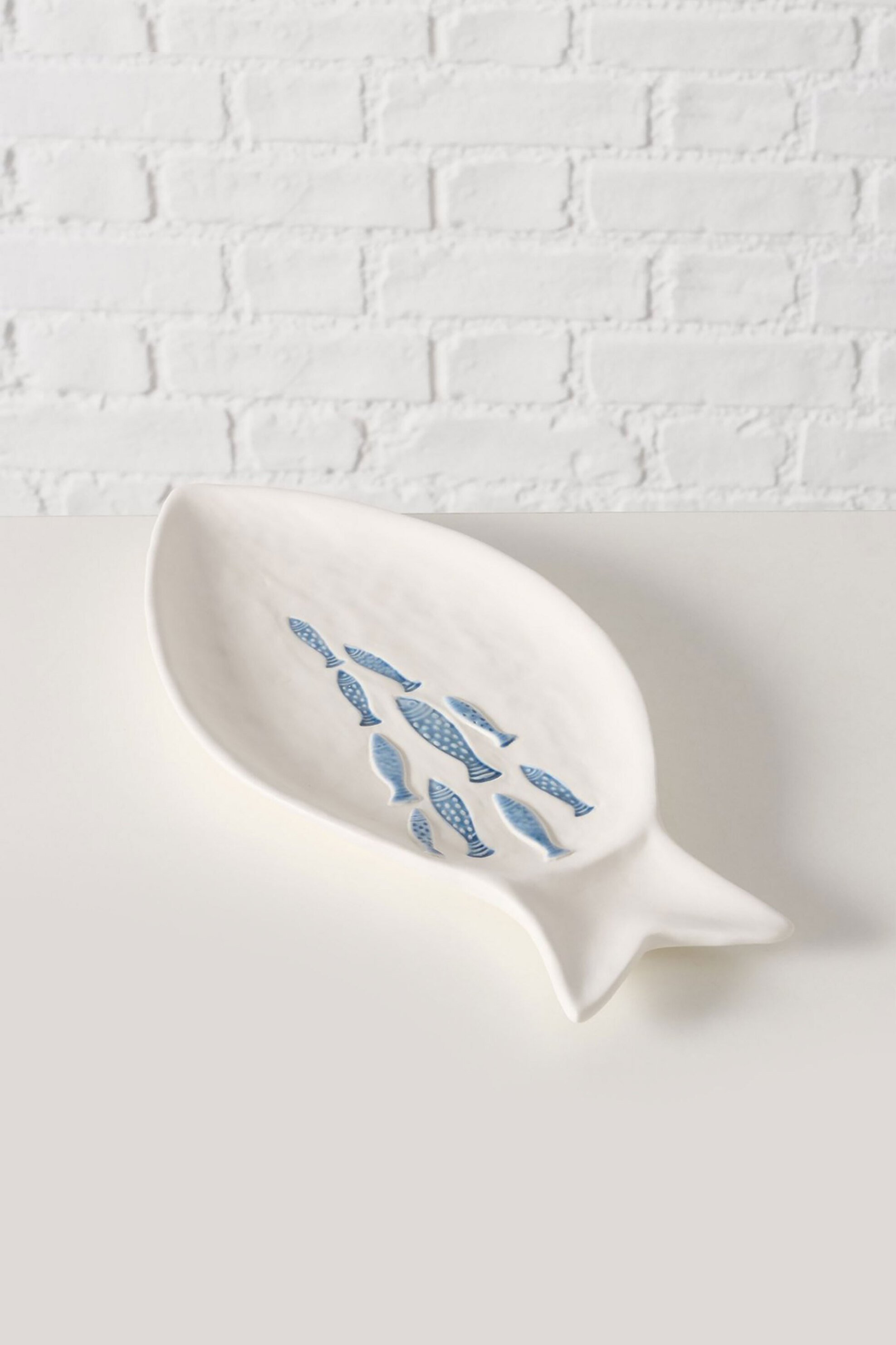 DOMUS HOMUS DOMUS HOMUS κεραμικό πιάτο "Pina" 32 x 15 x 3 cm - 20-26-288