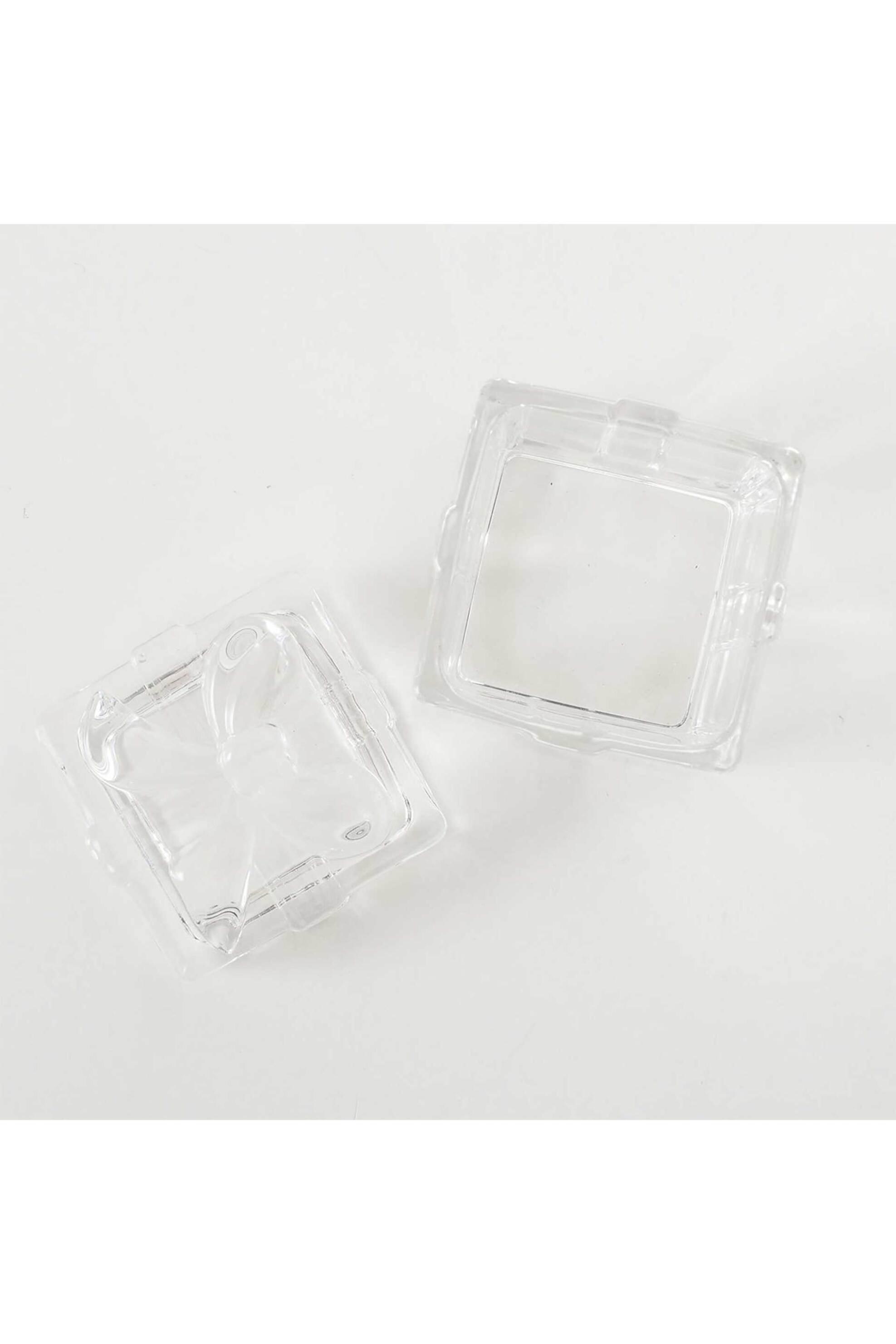 DOMUS HOMUS γυάλινο κουτί αποθήκευσης "Givy" 6,2 x 6,2 x 7 cm - 20-25-782 φωτογραφία