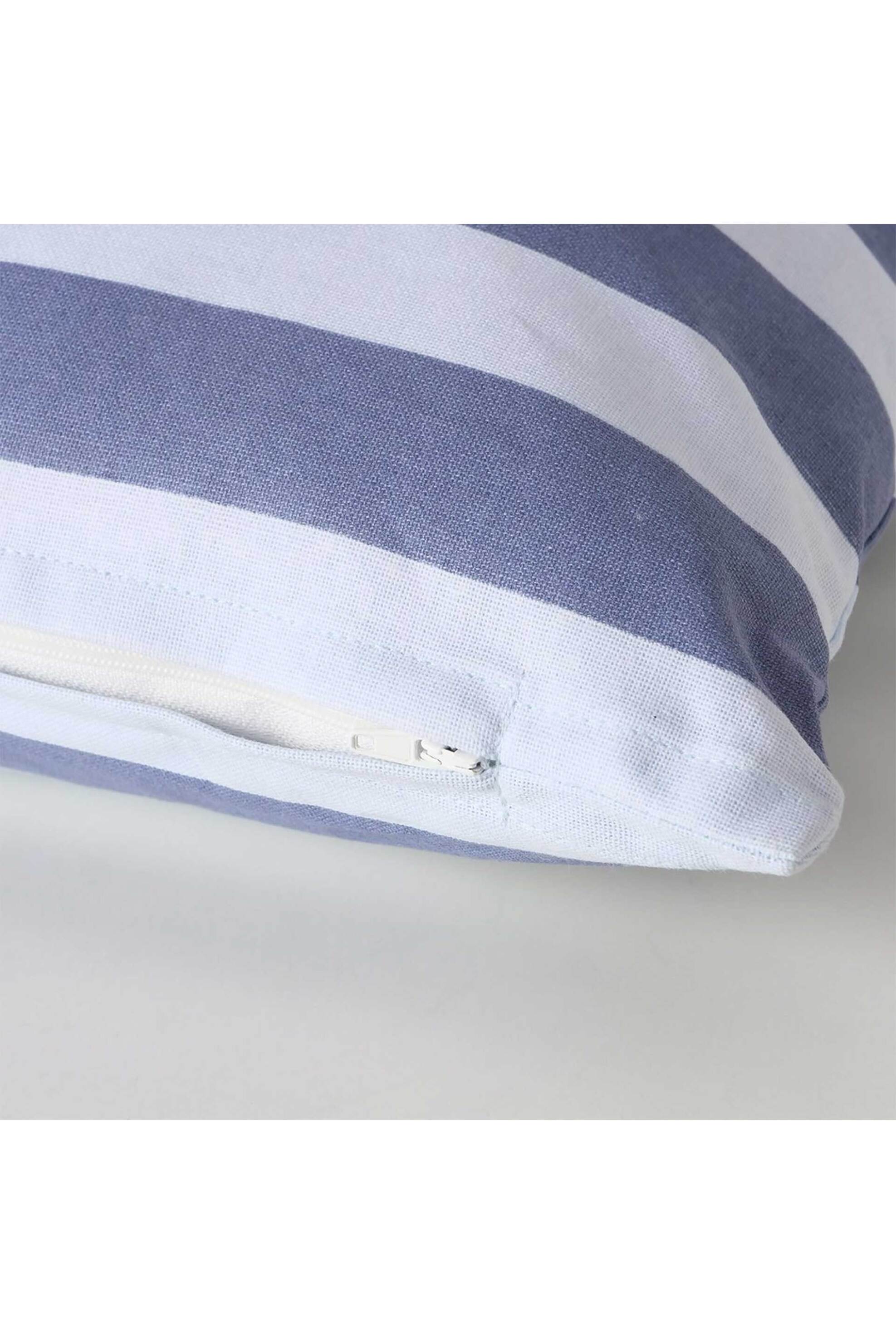 Domus Homus Διακοσμητικό Μαξιλάρι με Ριγέ Σχέδιο Cotton 45 X 5 CM - 20-26-448