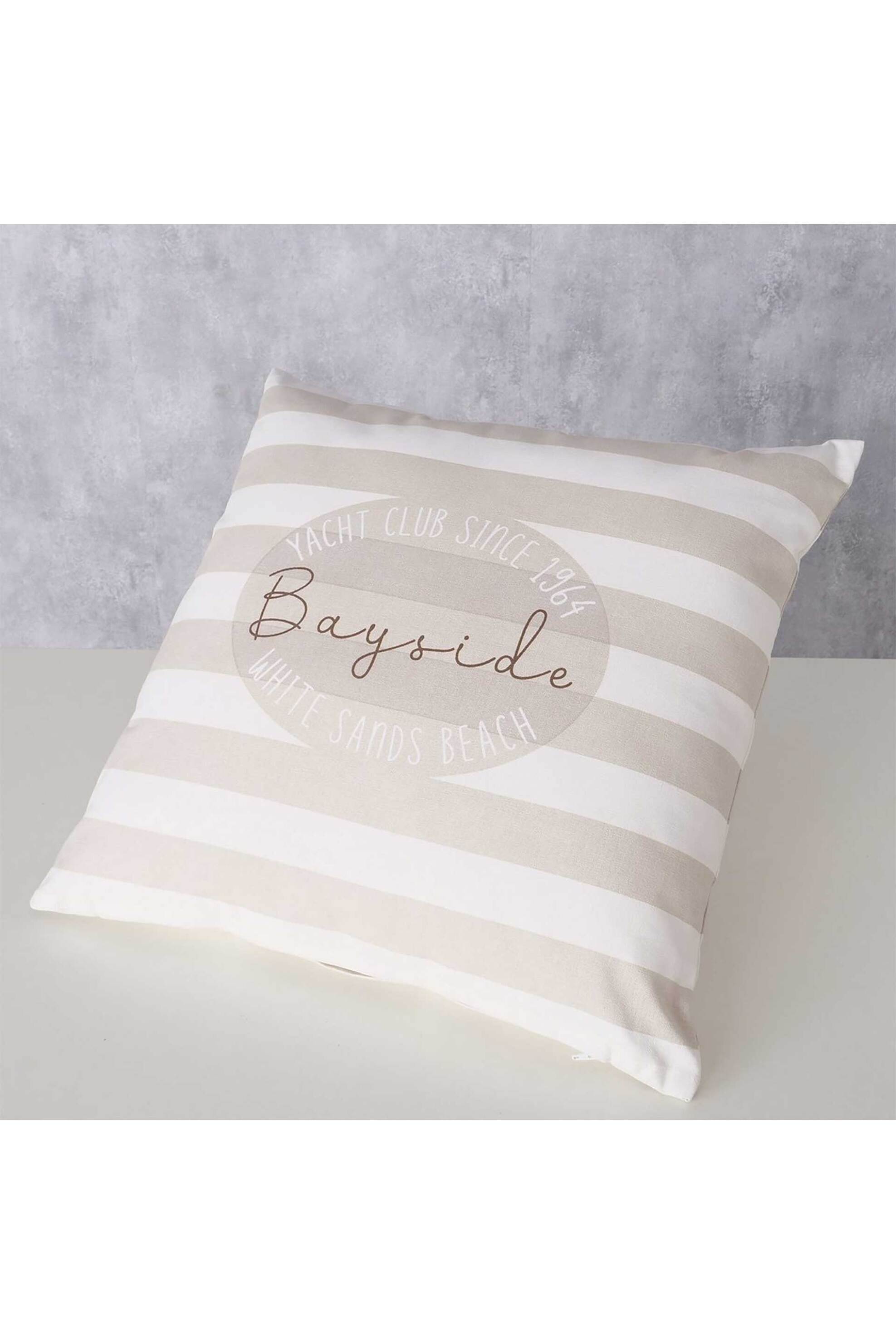 DOMUS HOMUS διακοσμητικό μαξιλάρι με ριγέ σχέδιο "Cotton" 45 x 45 x 5 cm - 20-26-477 φωτογραφία