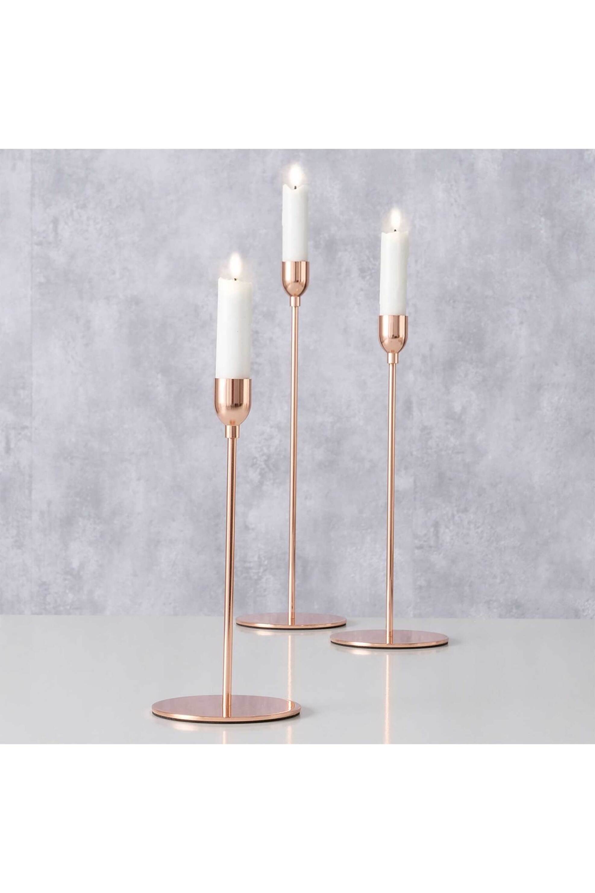 DOMUS HOMUS μεταλλικό κηροπήγιο "Malte" 23 x 10 cm - 20-81-745 φωτογραφία