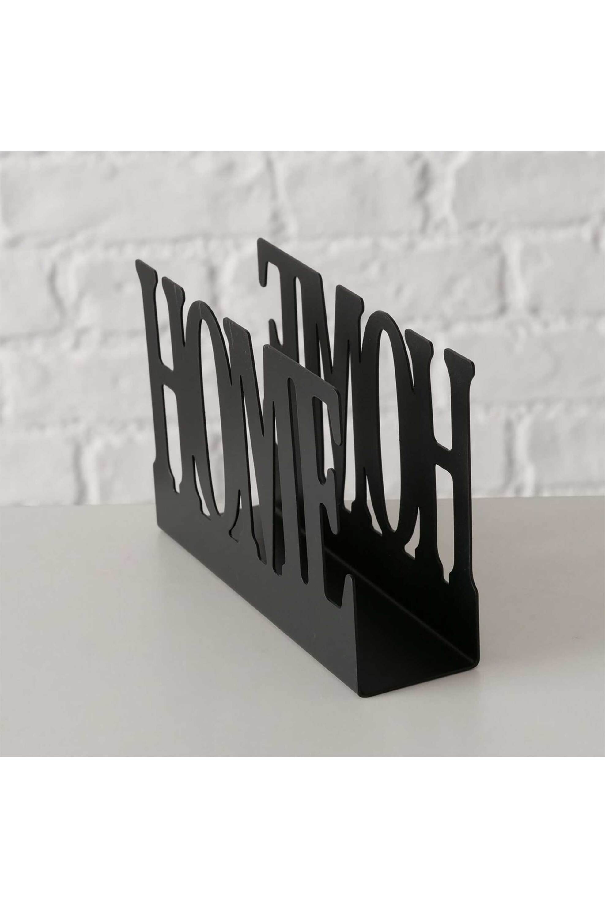 DOMUS HOMUS μεταλλική χαρτοπετσετοθήκη "Home" 15 x 5 x 10 cm - 20-23-342 φωτογραφία