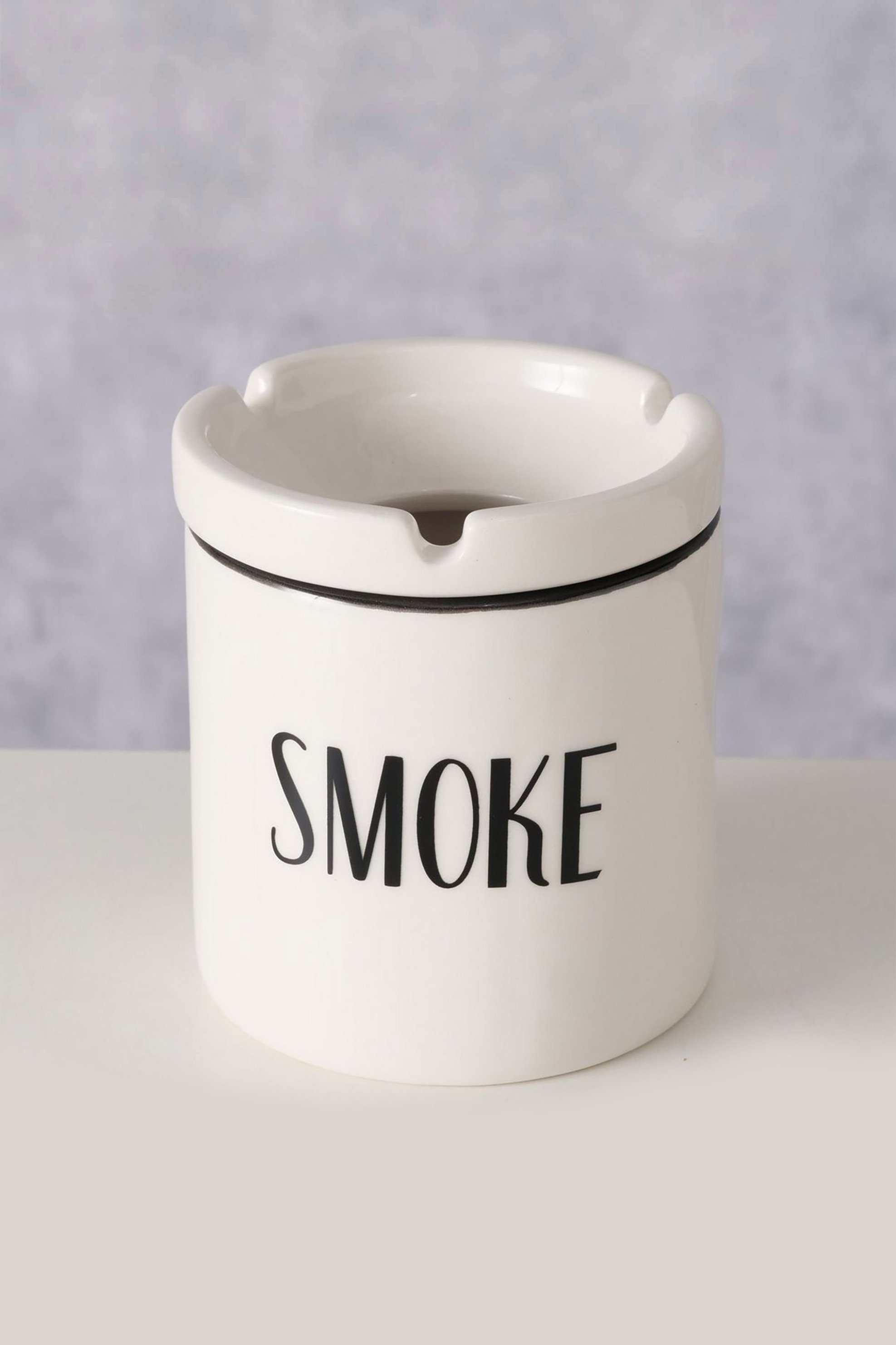 DOMUS HOMUS κεραμικό σταχτοδοχείο "Smoke" 10 x 9 cm - 20-24-166