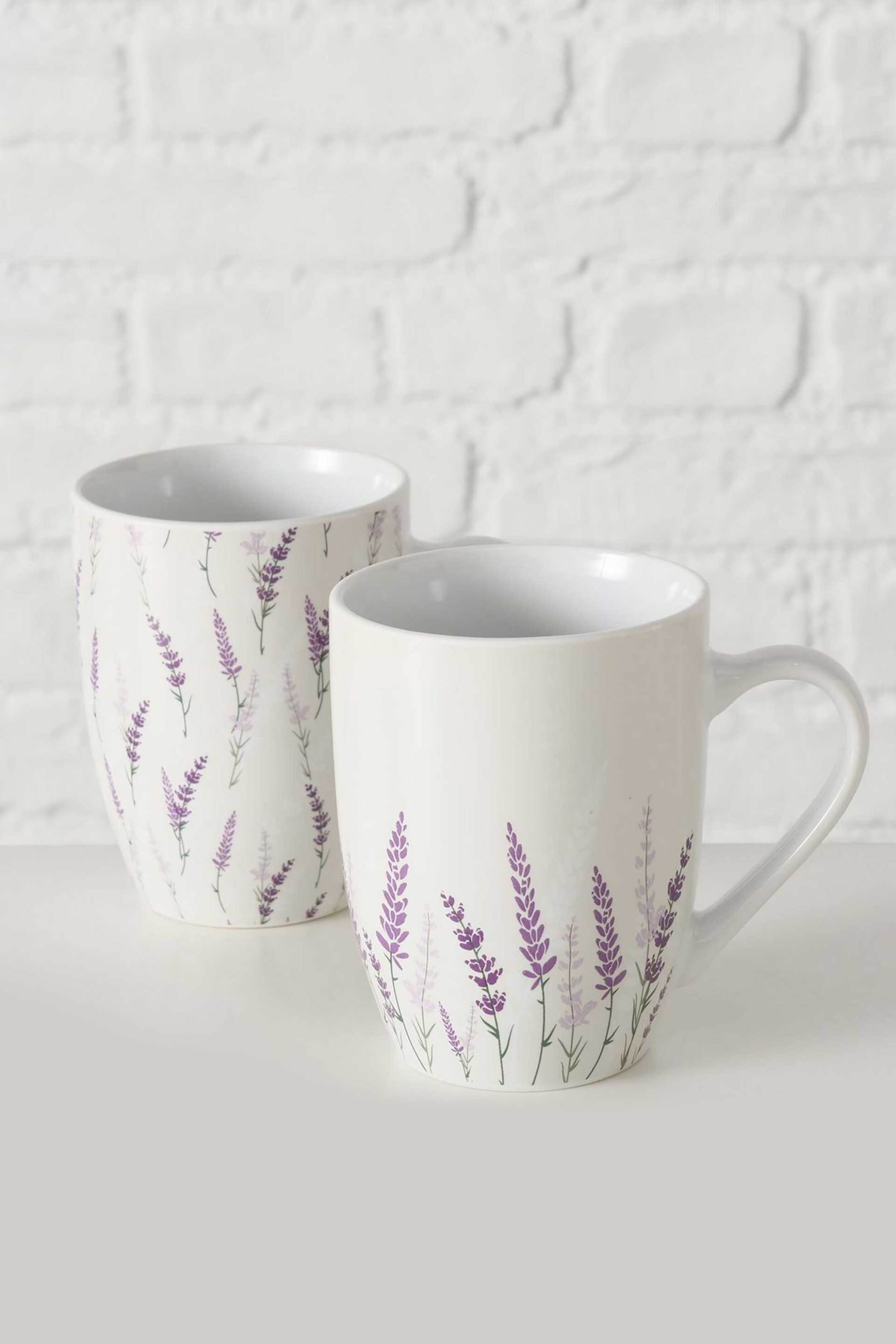 DOMUS HOMUS πορσελάνινη κούπα "Lavander" 330 ml - 20-24-195