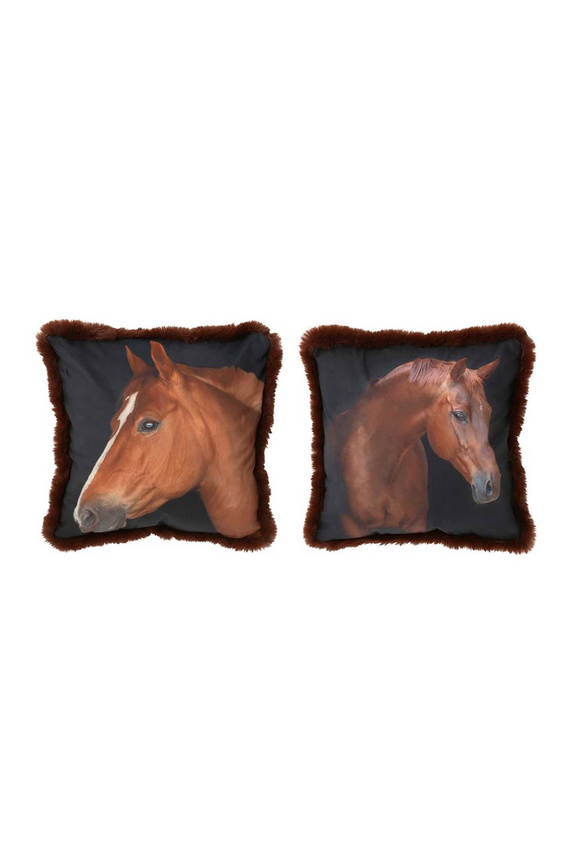 DOMUS HOMUS διακοσμητικό μαξιλάρι με σχέδιο "Horse" 40 x 40 x 15 cm - 20-21-264