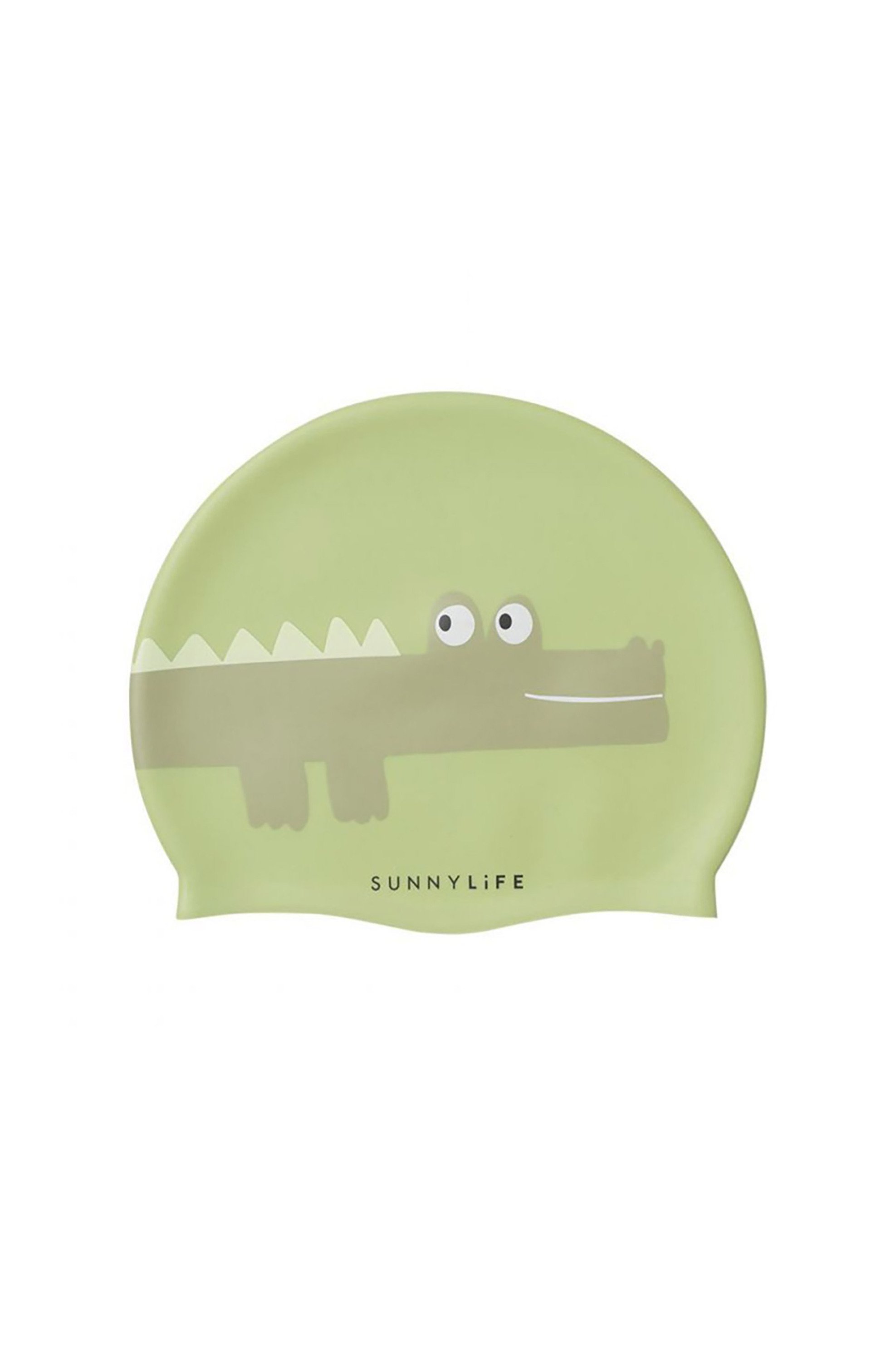 SUNNYLiFE Sunny Life παιδικό σκουφάκι κολύμβησης "Cookie the Croc Light Khaki" - 24180168 Πράσινο Ανοιχτό