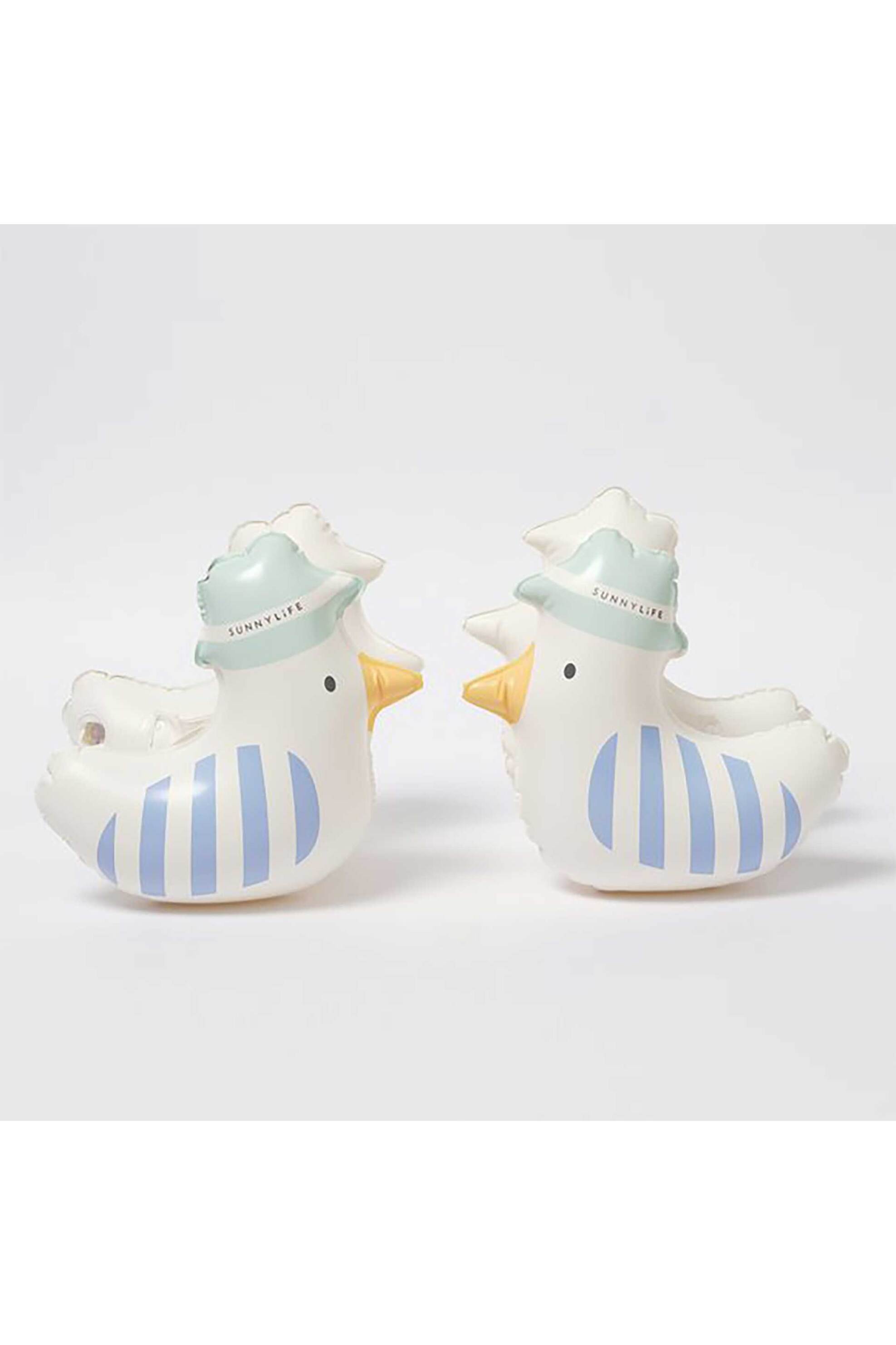 Sunny Life παιδικά μπρατσάκια "Sid the Seagull Blue Stripe" - 25180100 Λευκό φωτογραφία