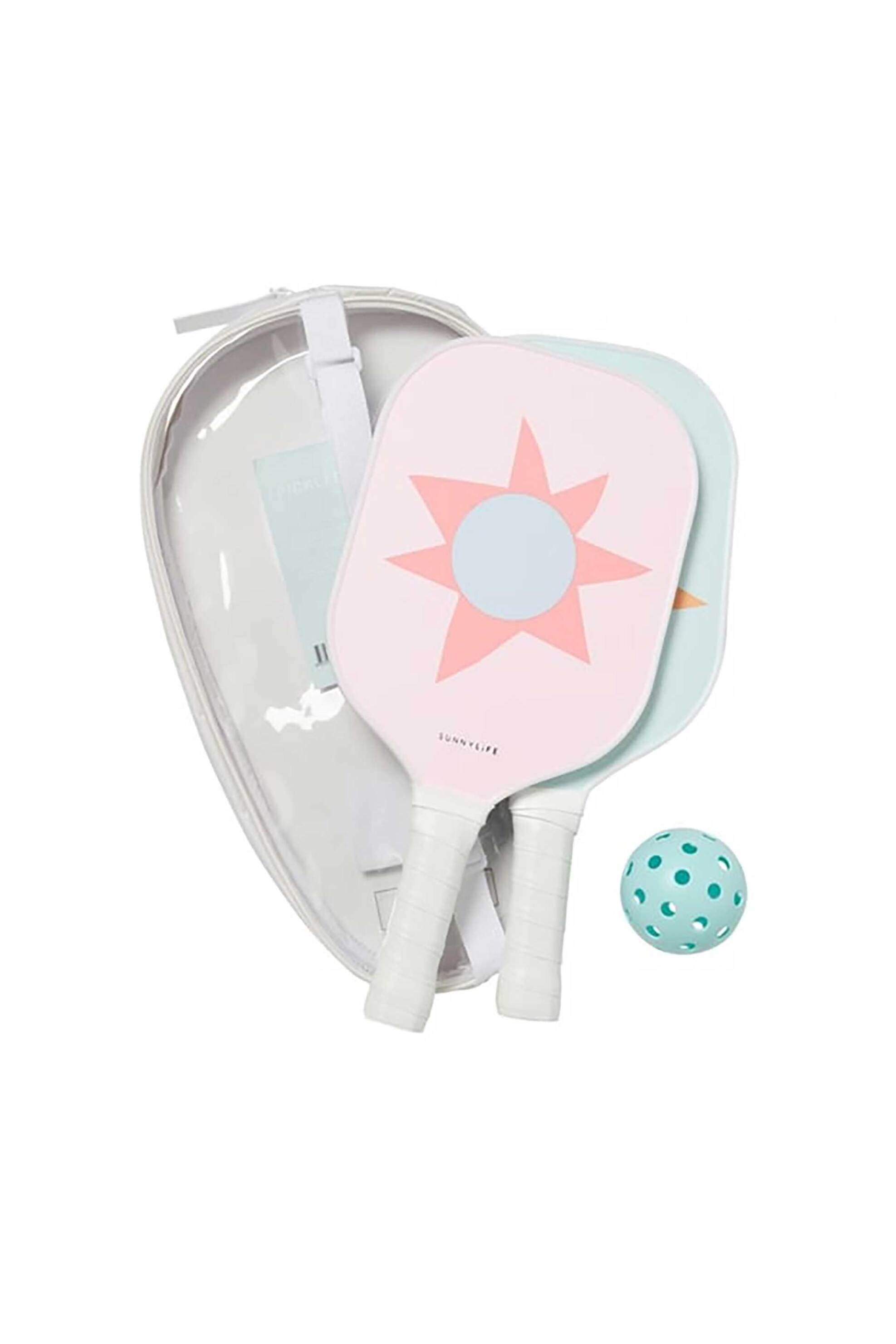 Sunny Life σετ ρακέτες παραλίας ξύλινες "Pickleball Rio Sun Multi" - 25180229 Πολύχρωμο φωτογραφία