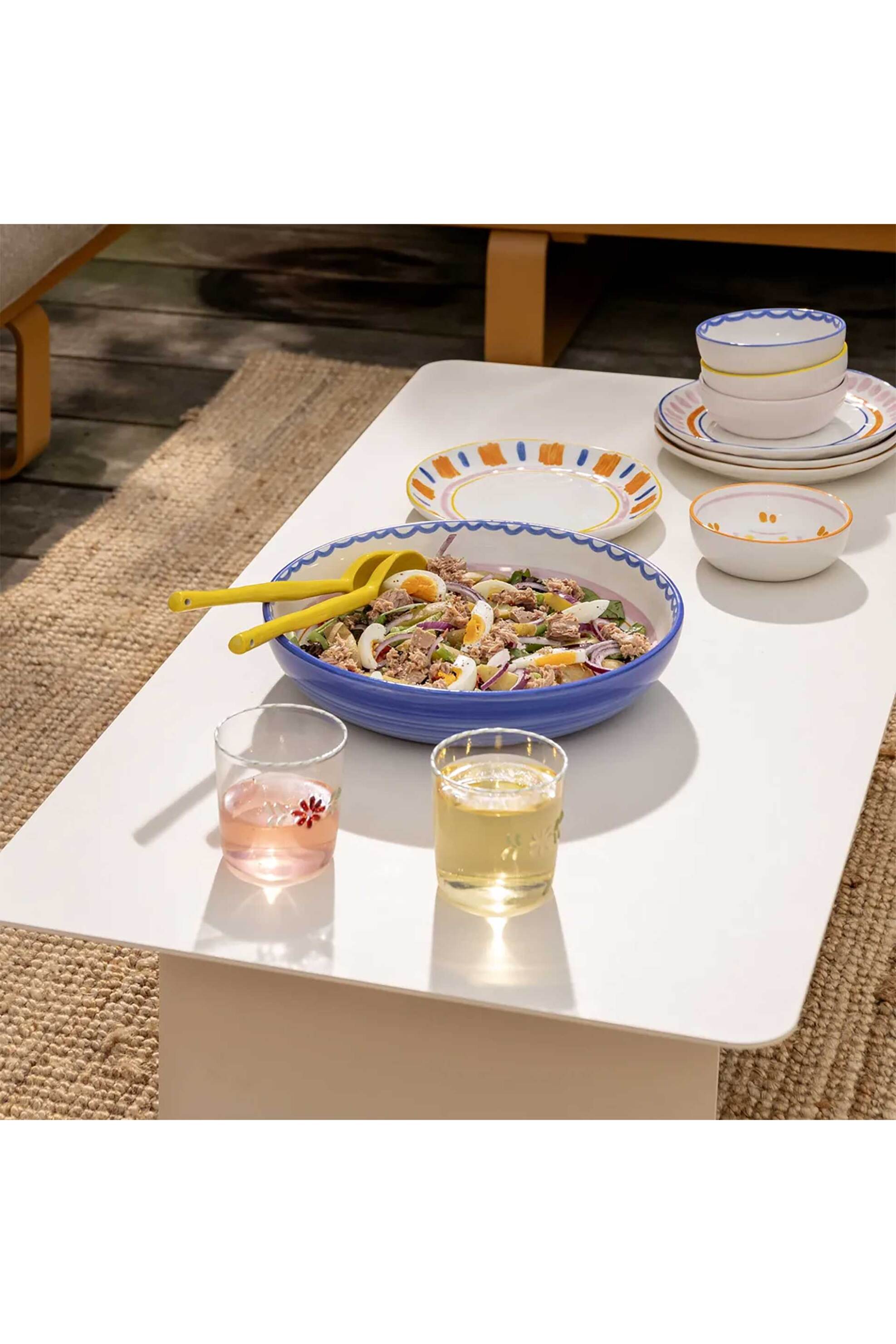 &K Amsterdam σετ κουτάλες σερβιρίσματος σαλάτας "Boavista" Ροζ (2 τεμάχια) - 2829-05 φωτογραφία