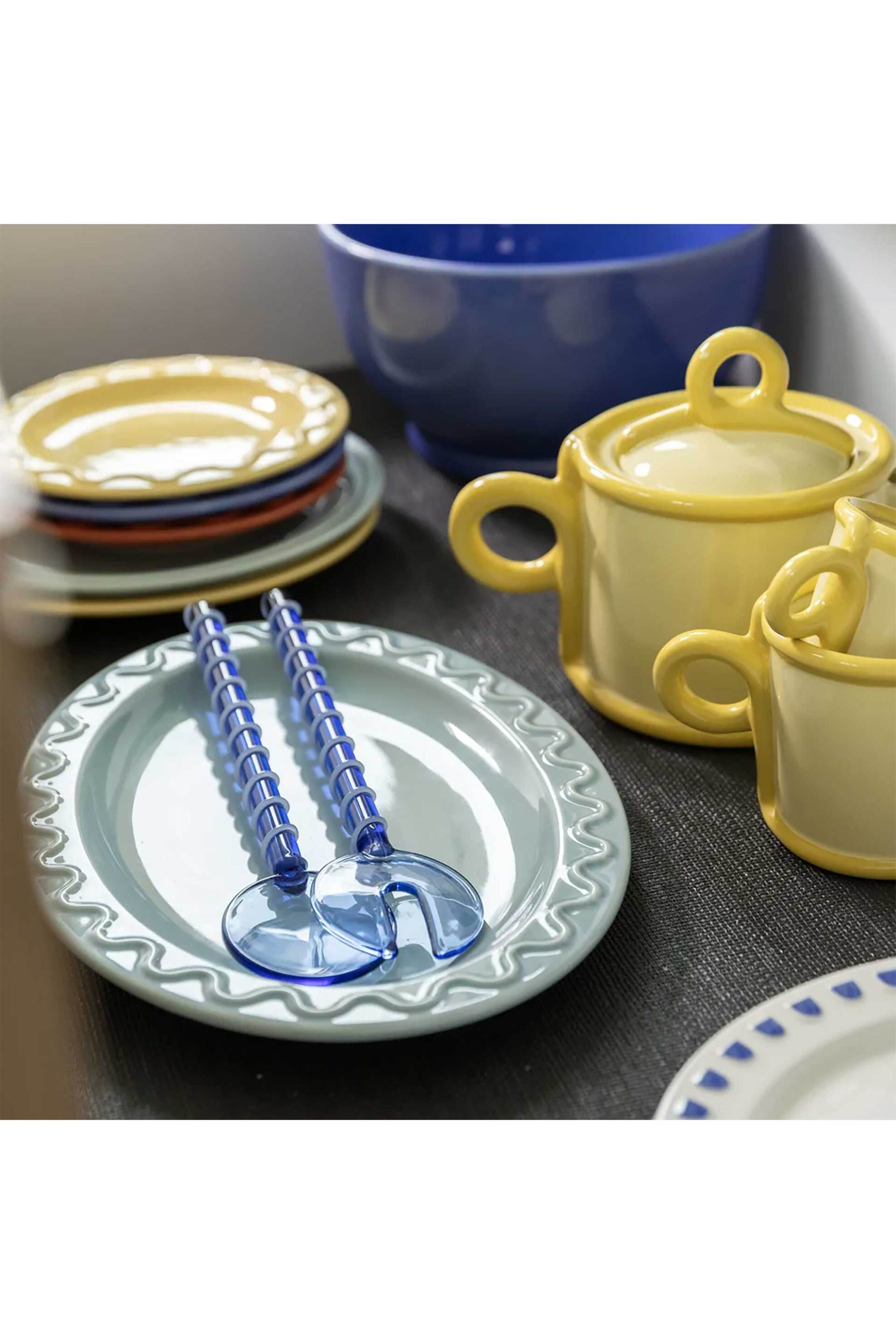 &K Amsterdam σετ κεραμικές κούπες small "Loop" (2 τεμάχια) Κίτρινο - 2844-01 φωτογραφία