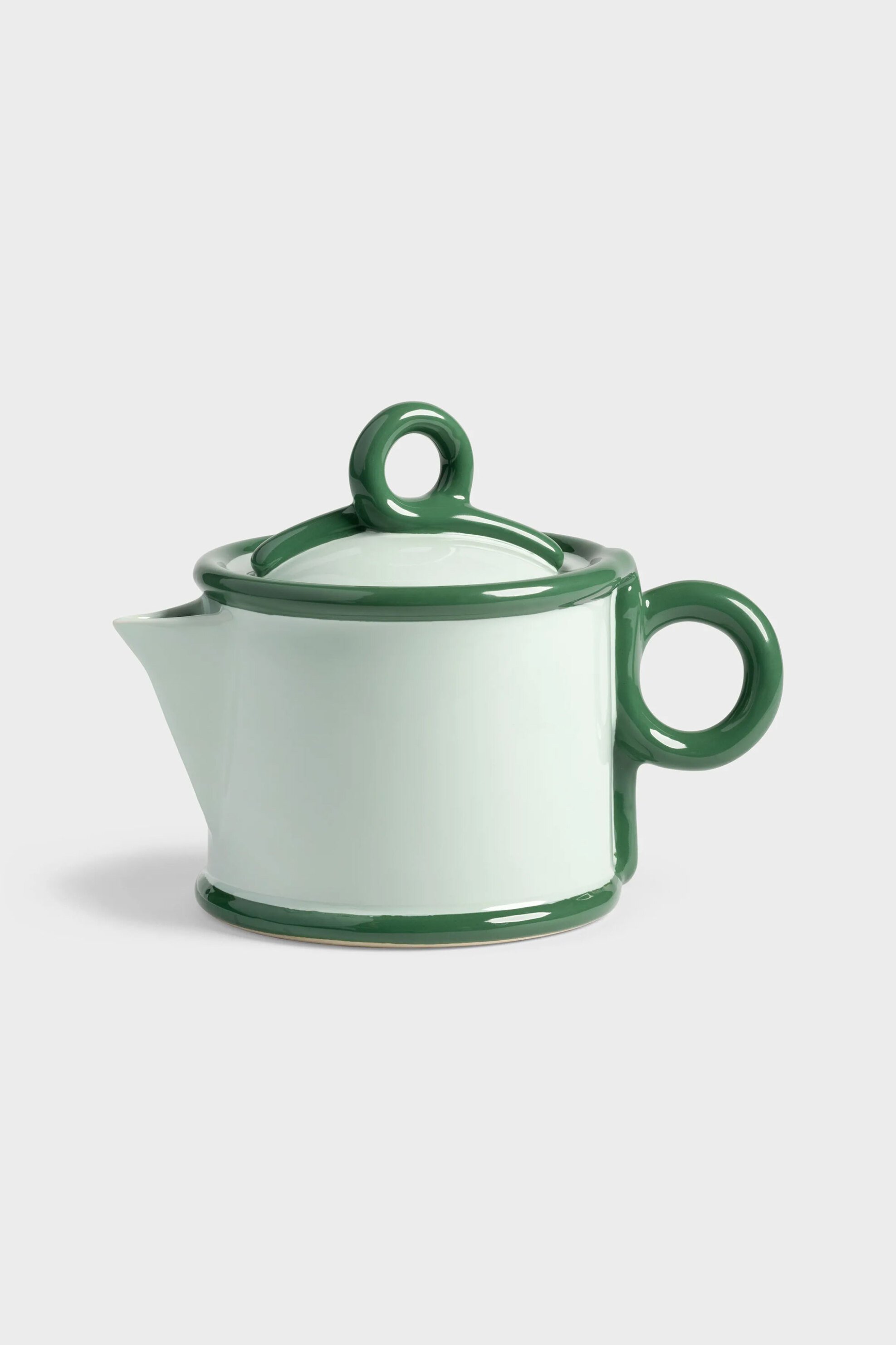 &K AMSTERDAM &K Amsterdam κεραμική τσαγιέρα "Loop" 700 ml Πράσινο - 2844-06