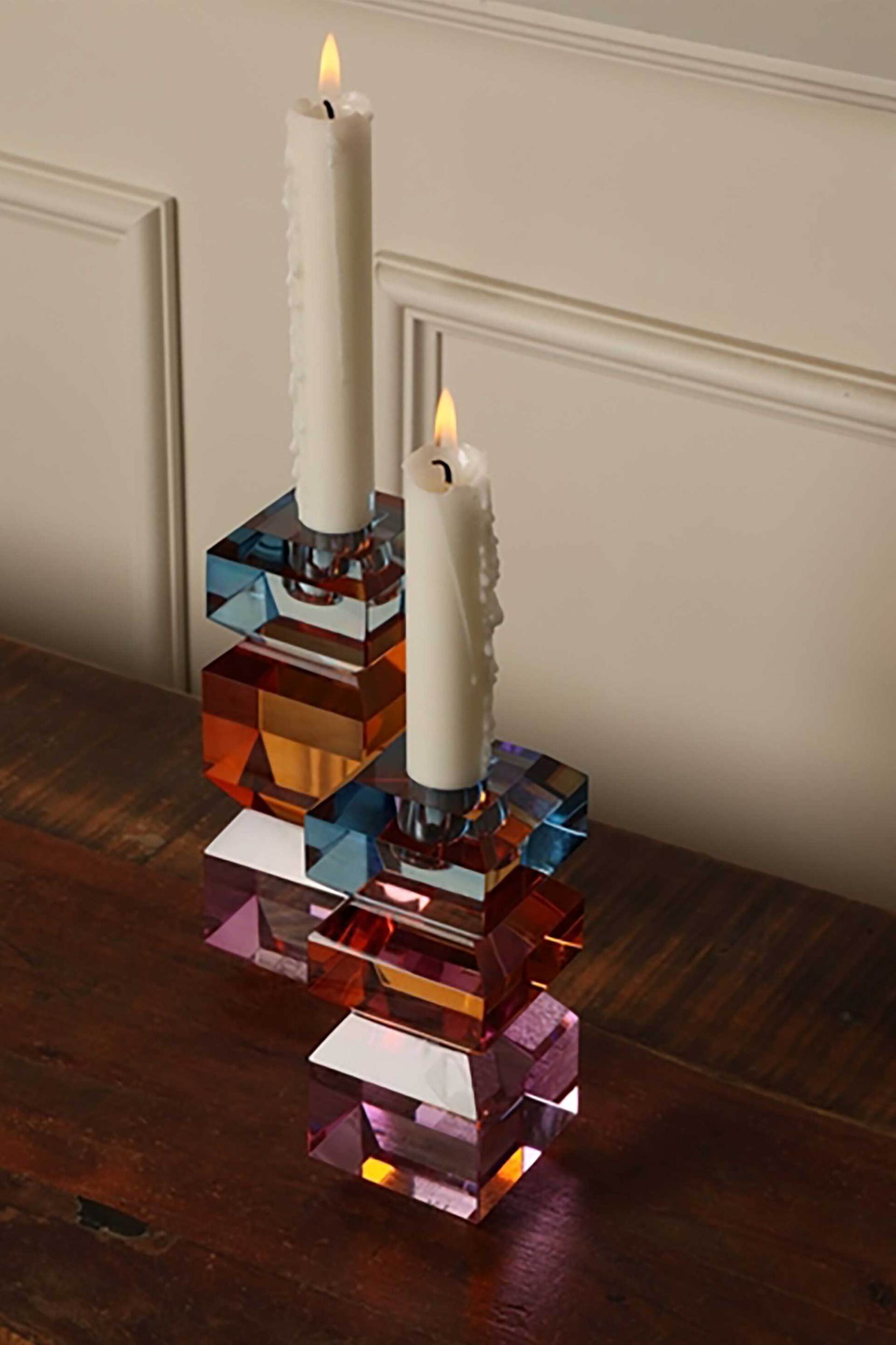 C'est Bon κρυστάλλινο κηροπήγιο 14 x 6 χ 6 cm - CB301.951.107 Πολύχρωμο φωτογραφία