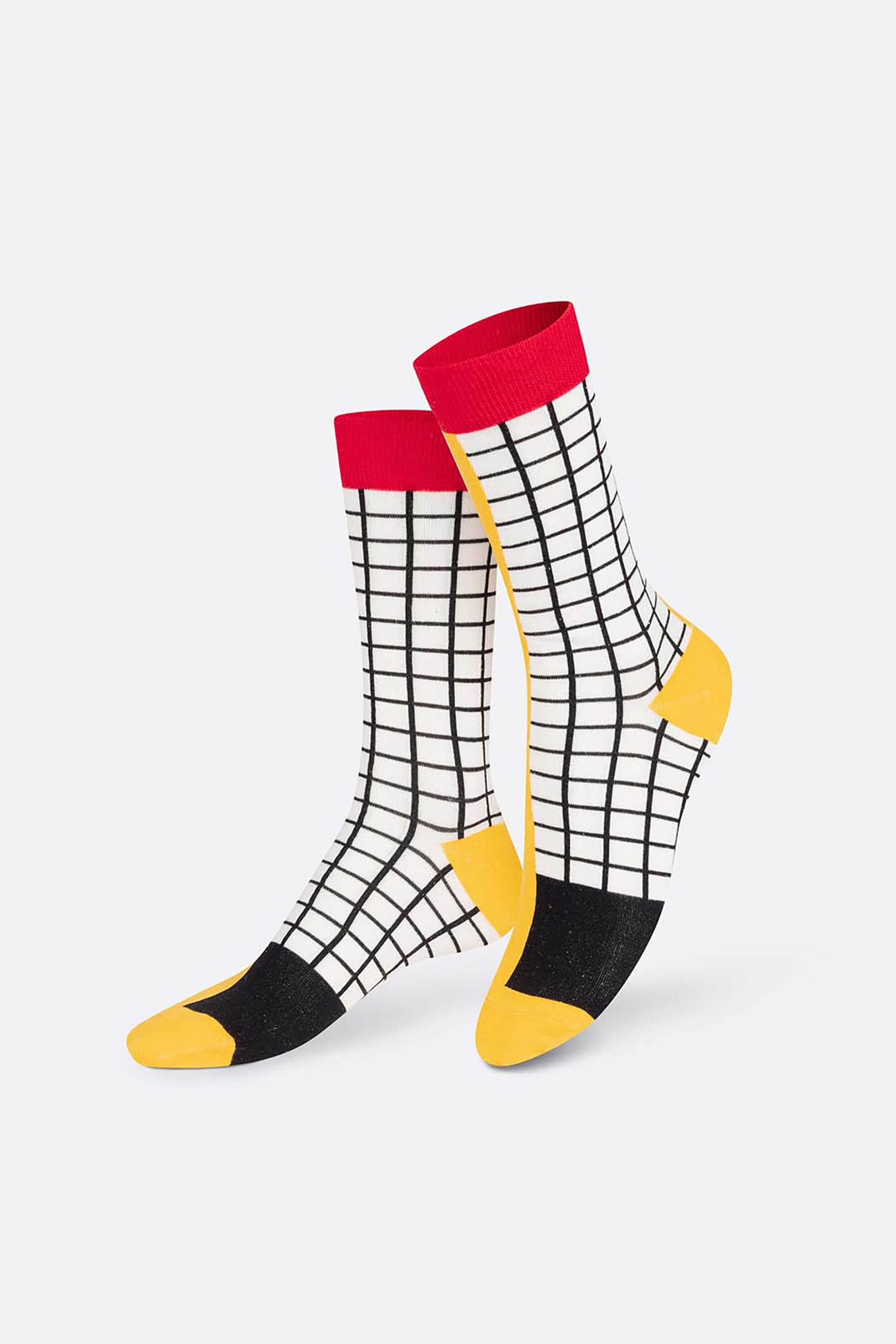 Eat My Socks unisex κάλτσες "French Fries" - EMSNOCFRFR Πολύχρωμο φωτογραφία