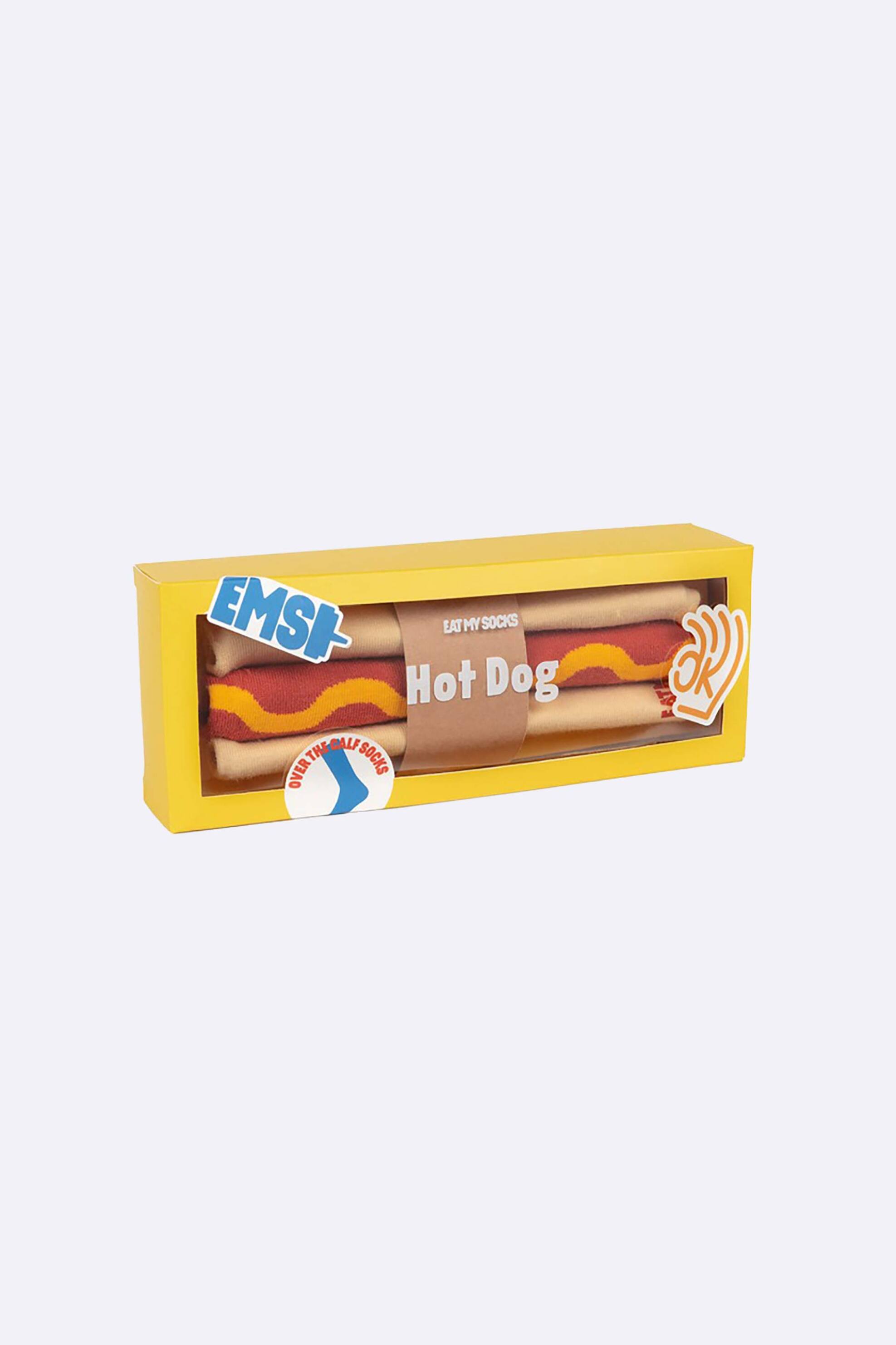 EAT MY SOCKS Eat My Socks unisex κάλτσες "Hot Dog" - EMSNOCHODO Πολύχρωμο