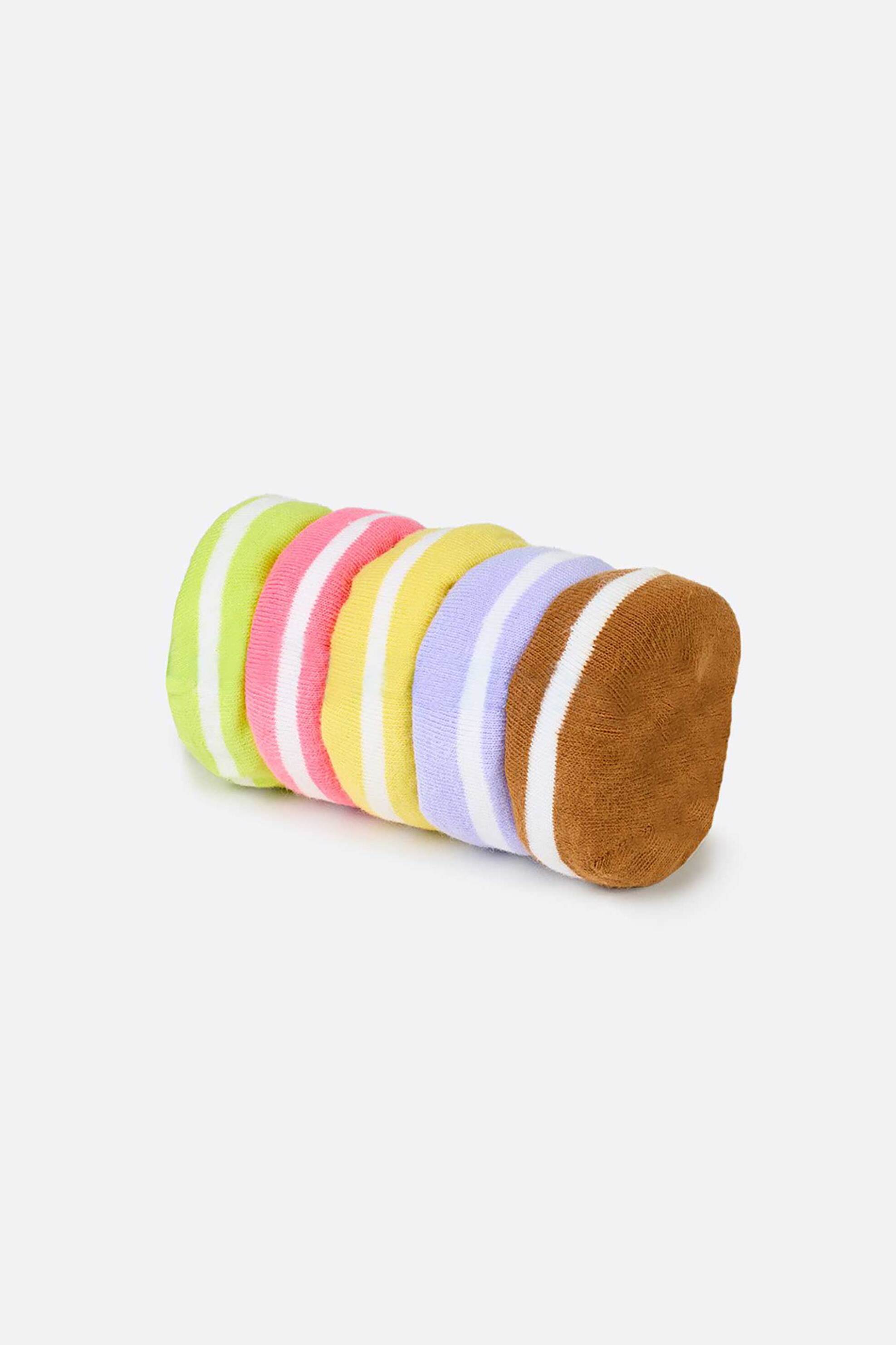 Eat My Socks unisex κάλτσες "Bon Macaron" - EMSNCBOMA Πολύχρωμο φωτογραφία