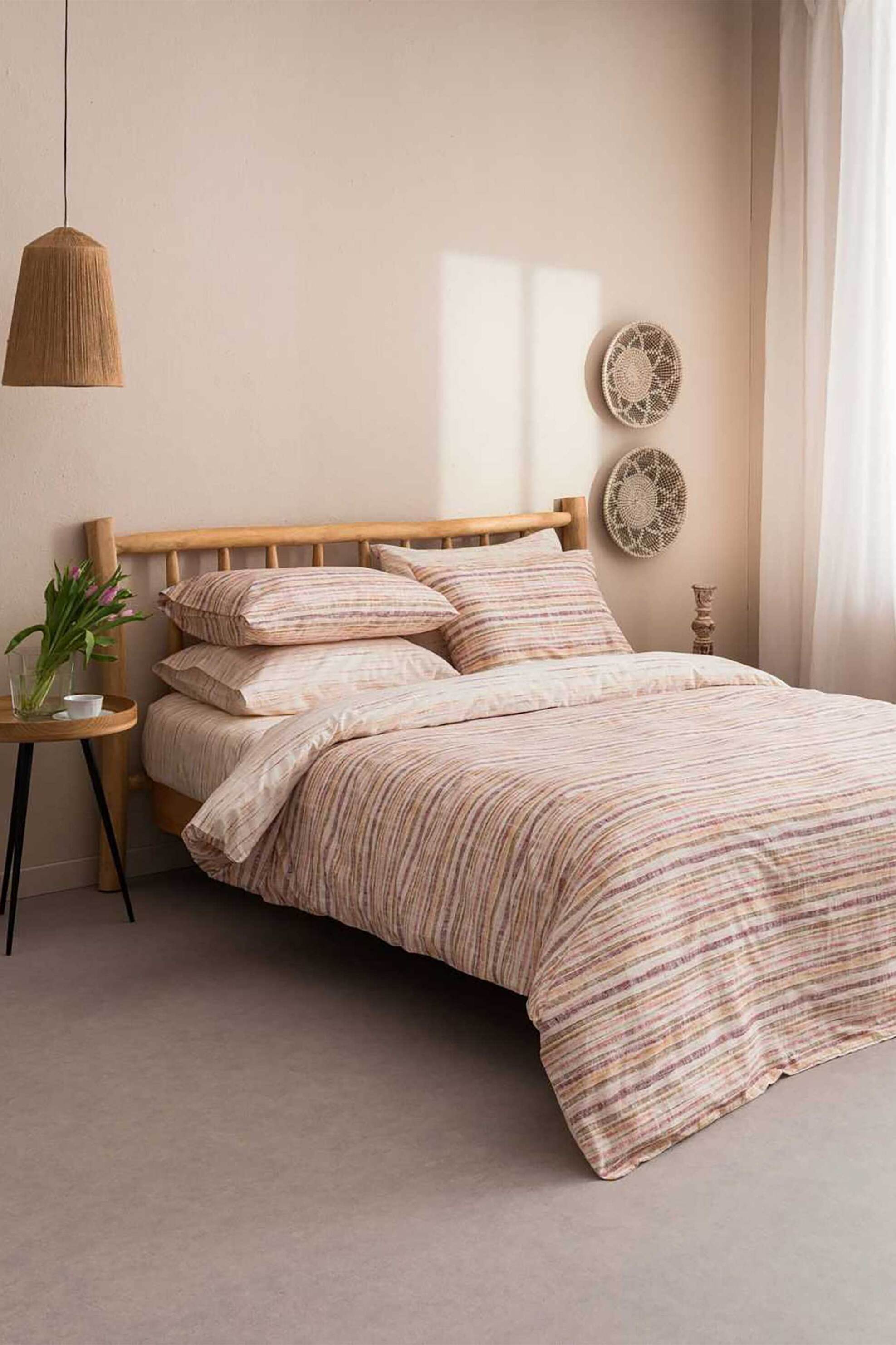 Vesta σετ σεντόνια μονά με μαξιλαροθήκη "Milos-2" 2 x 170 x 260 - 53 x 75 cm - 000008307 Μπορντό